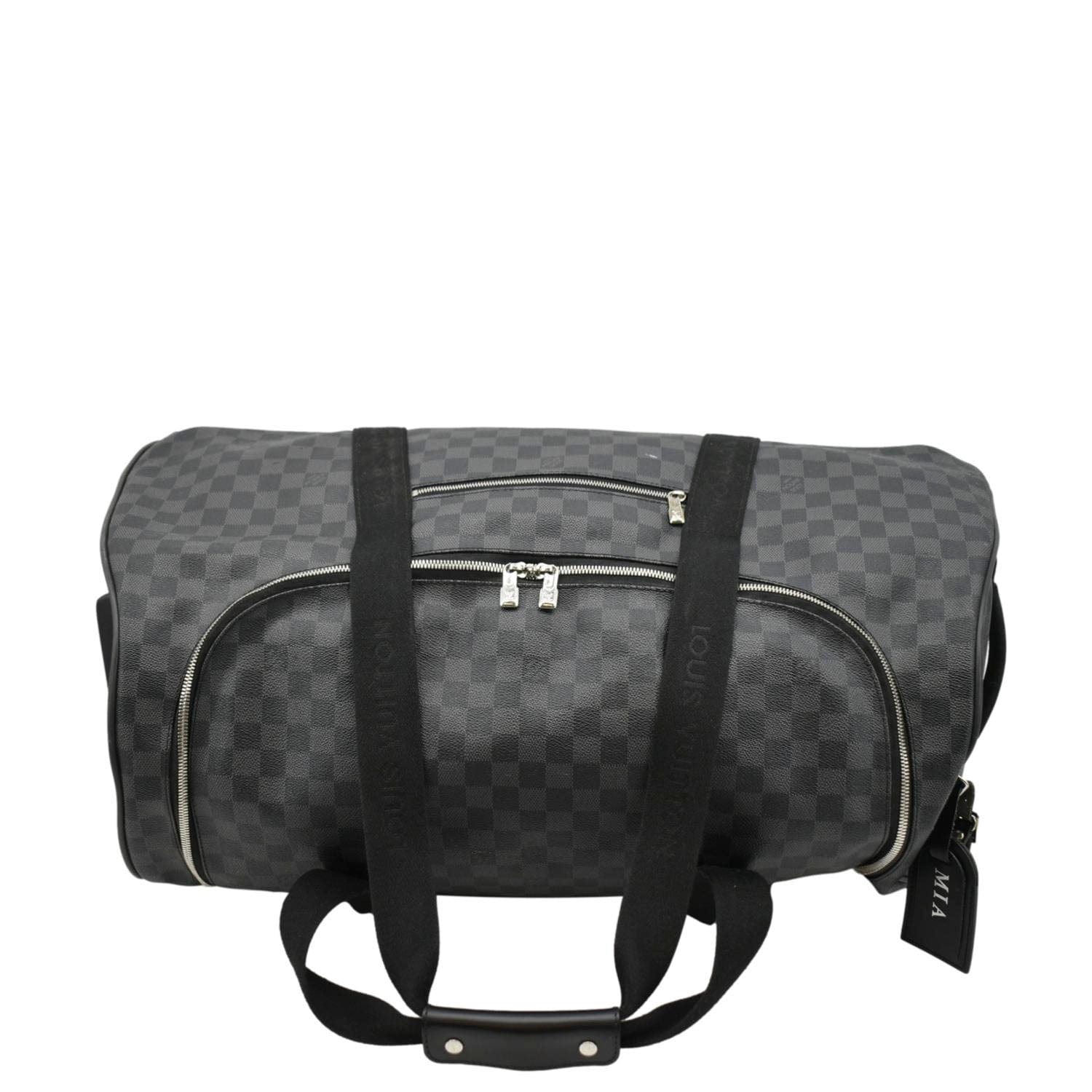 LOUIS VUITTON Neo Eole 65 Damier Graphite Rolling Duffle Bag Black - Image 4