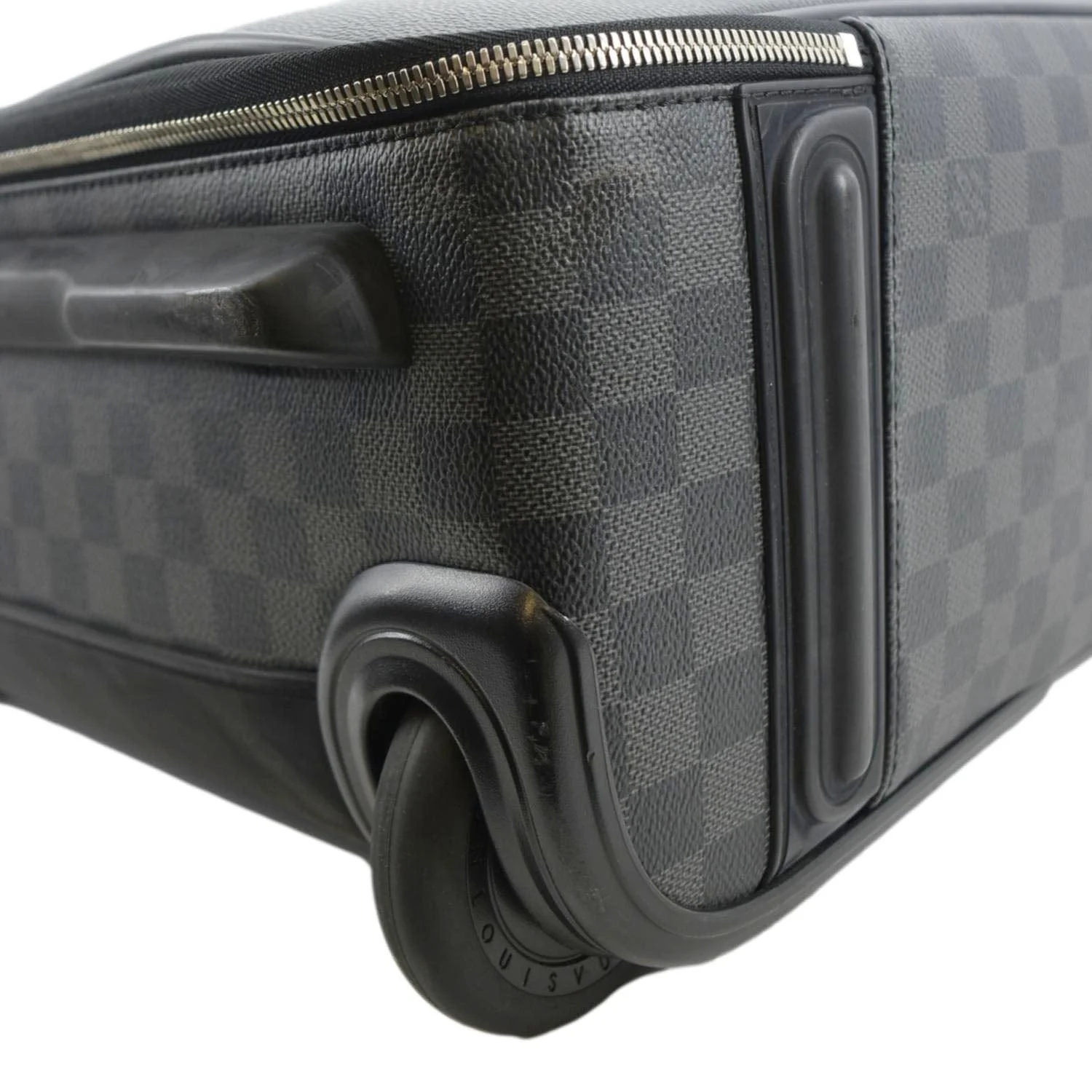 LOUIS VUITTON Pegase 55 Damier Graphite Business Suitcase Travel Bag Black - Image 10