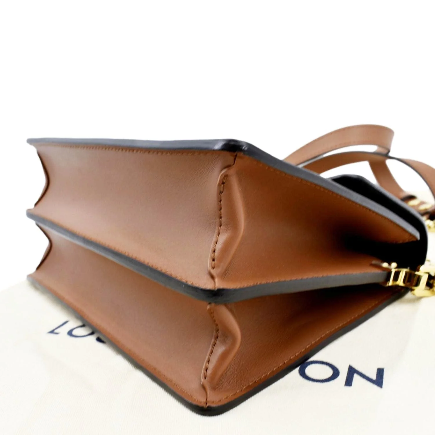 LOUIS VUITTON Dauphine MM Monogram Reverse Canvas Shoulder Bag Brown - Image 7