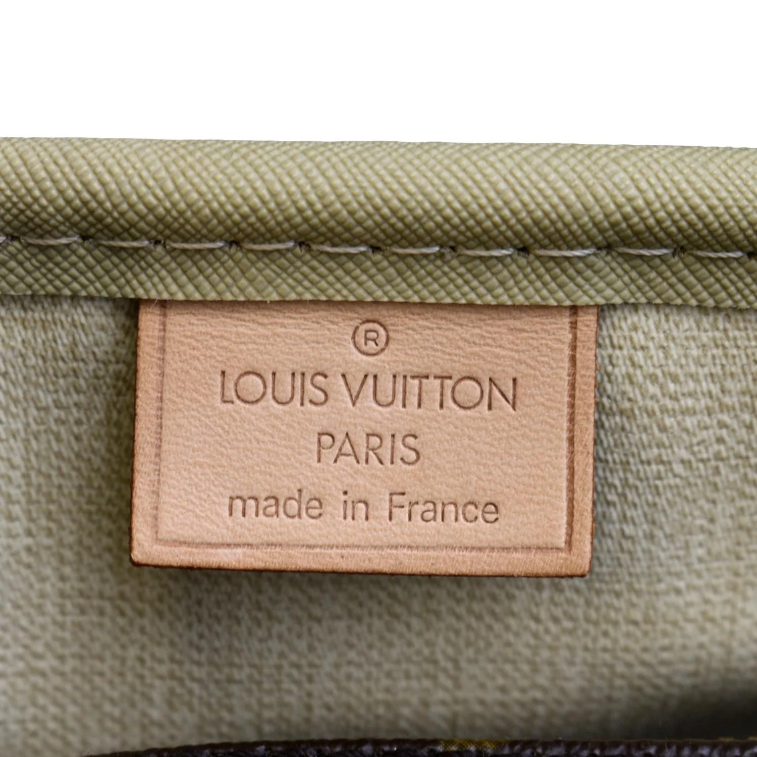 LOUIS VUITTON Deauville Boston Monogram Canvas Satchel Bag Brown - Image 11