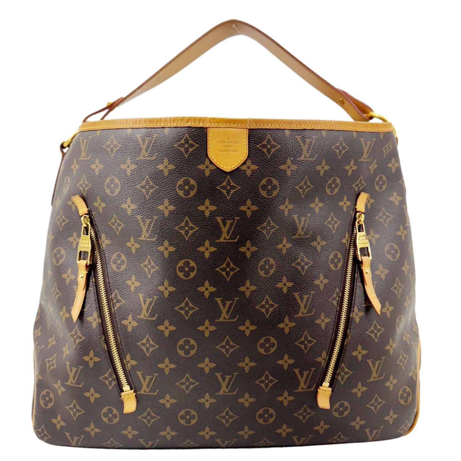 LOUIS VUITTON Delightful GM Monogram Canvas Hobo Bag Brown - Image 4