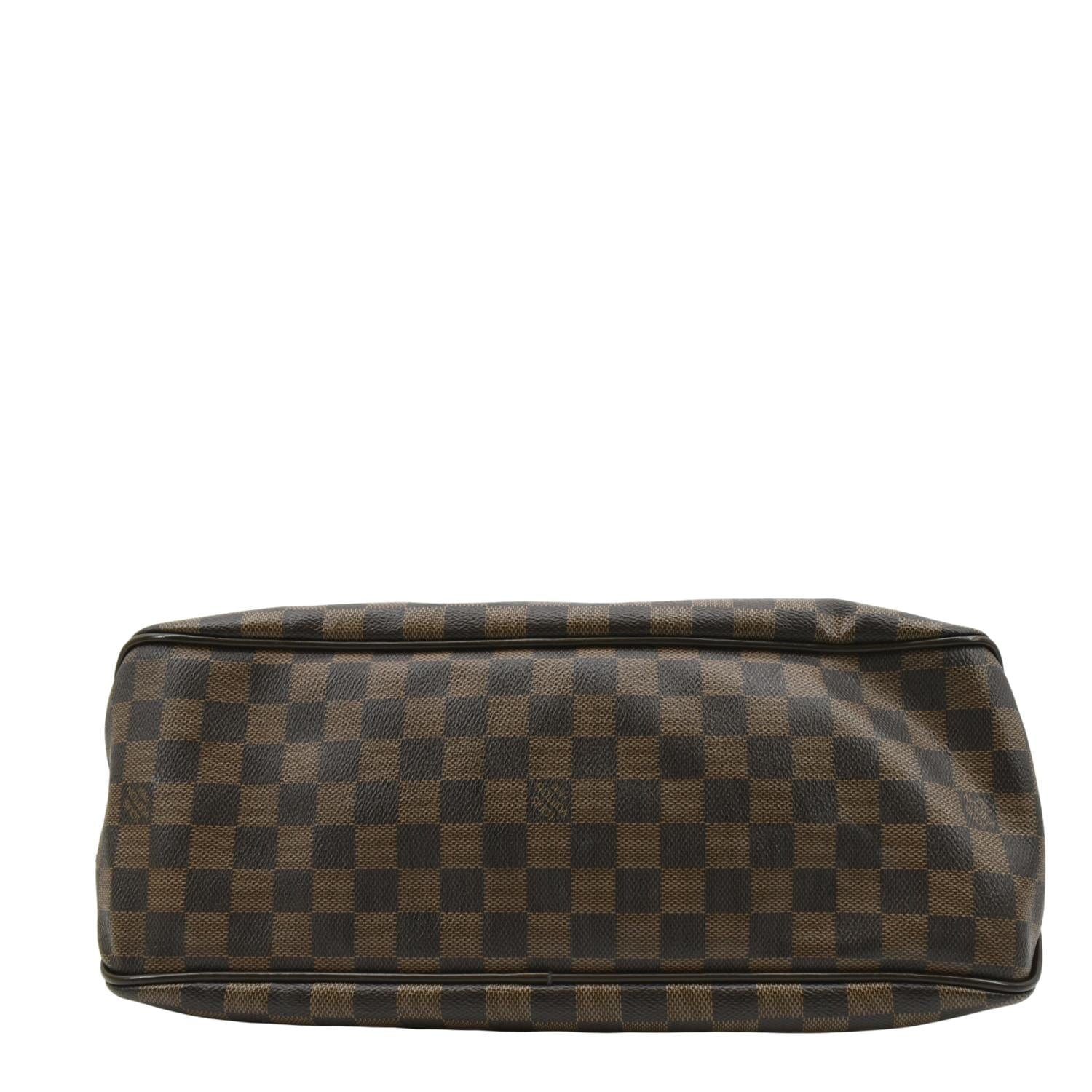 LOUIS VUITTON Delightful MM Damier Ebene Hobo Bag Brown - Image 11