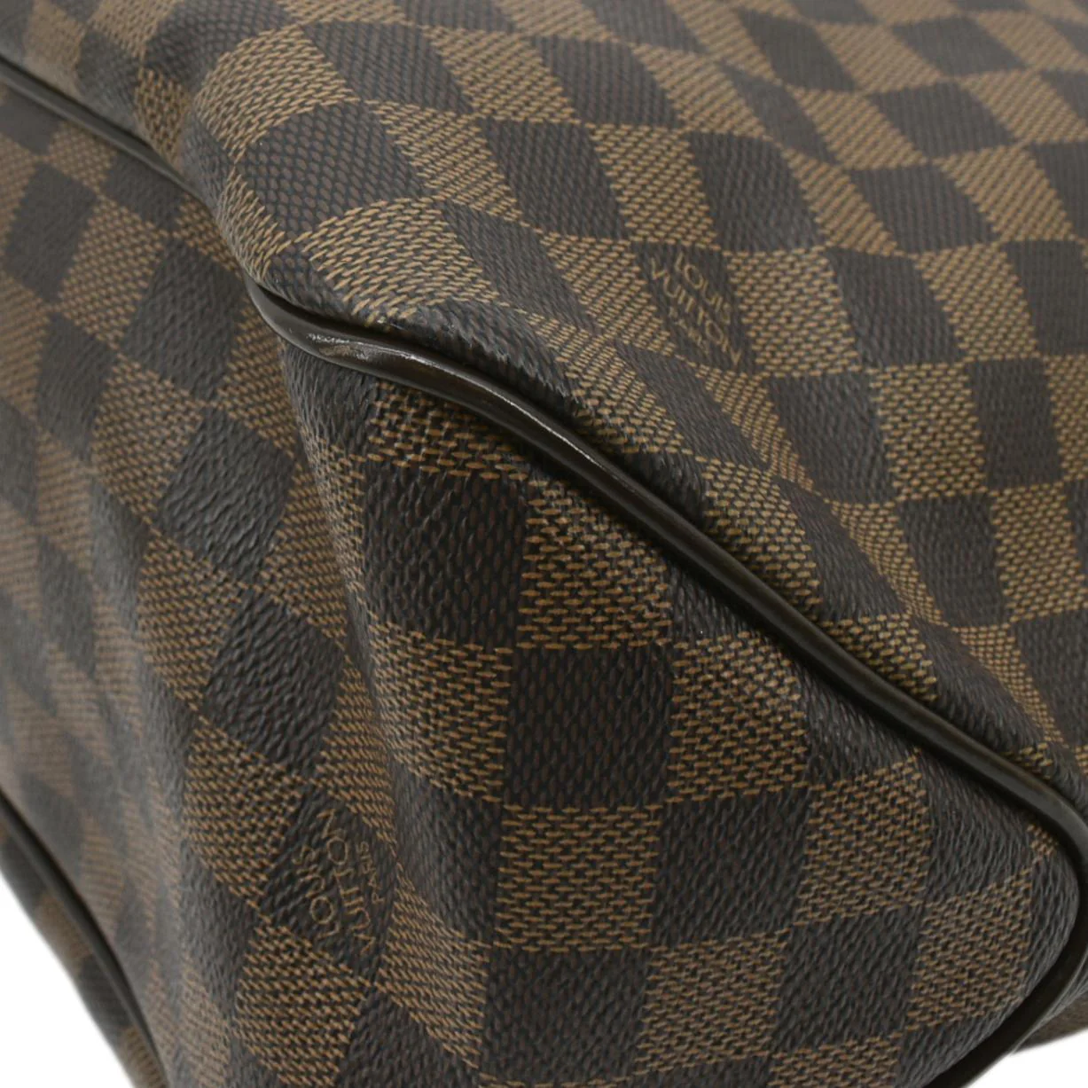LOUIS VUITTON Delightful MM Damier Ebene Hobo Bag Brown - Image 8