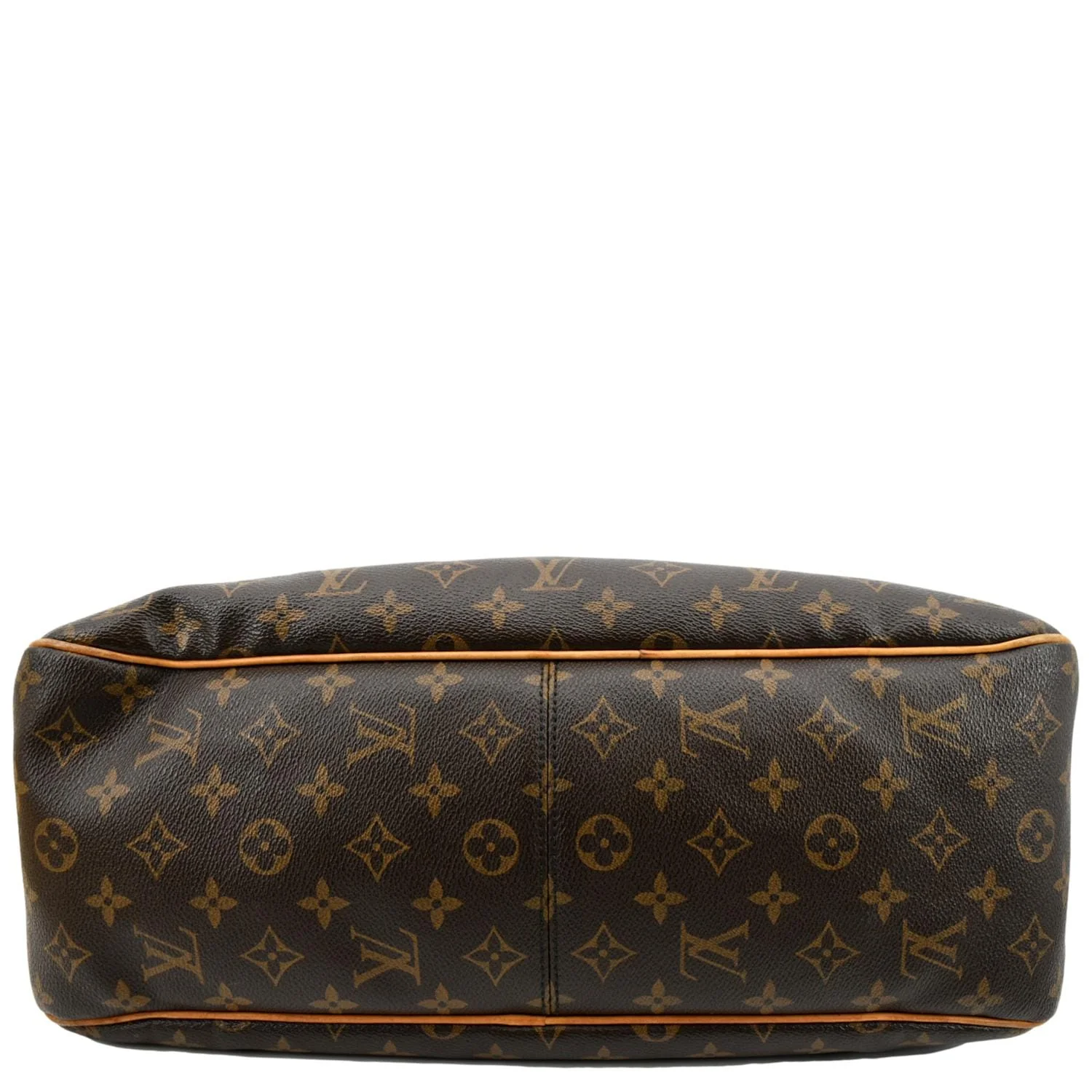 LOUIS VUITTON Delightful MM Monogram Canvas Hobo Bag Brown - Image 7