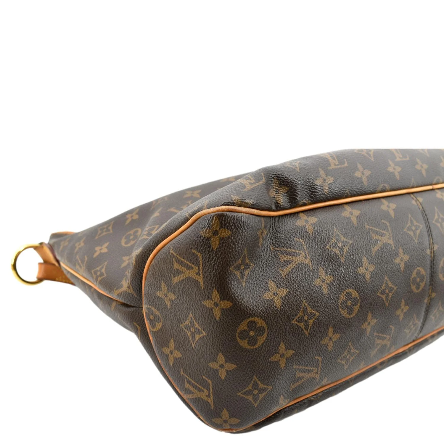 LOUIS VUITTON Delightful MM Monogram Canvas Hobo Bag Brown - Image 9