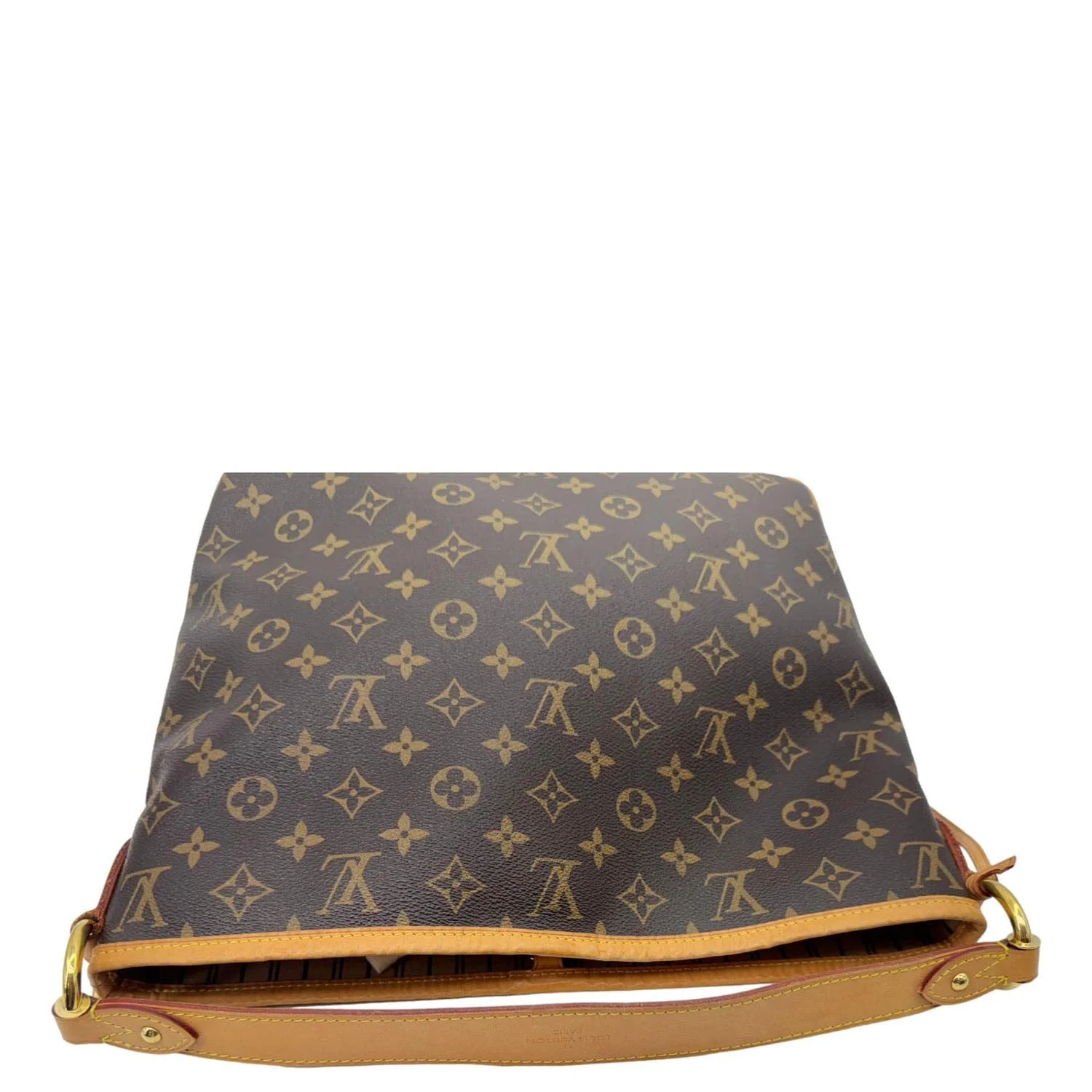 LOUIS VUITTON Delightful MM NM Monogram Canvas Hobo Shoulder Bag Brown - Image 4