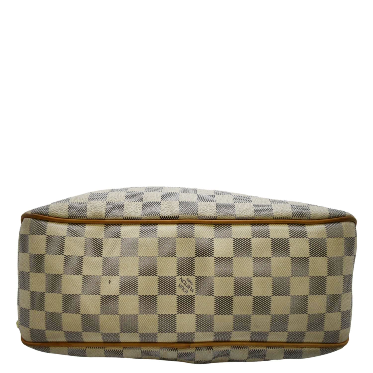 LOUIS VUITTON Delightful PM Damier Azur Hobo Bag White - Image 11