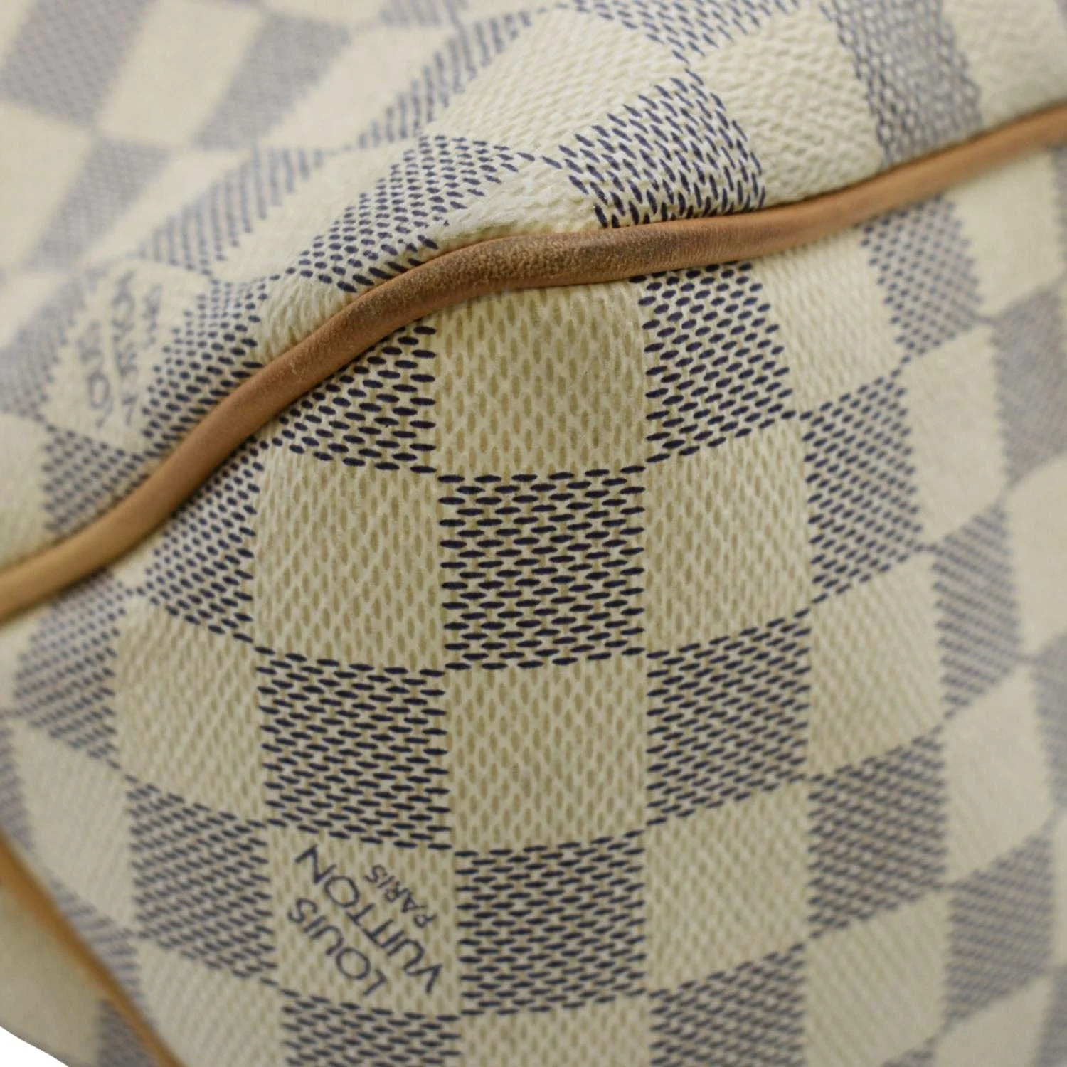 LOUIS VUITTON Delightful PM Damier Azur Hobo Bag White - Image 9