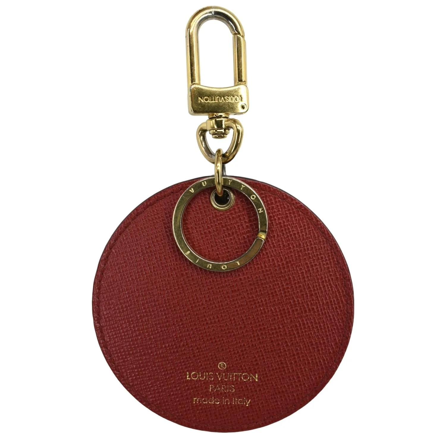 LOUIS VUITTON Denim Key Chain Bag Charm Blue - Image 4