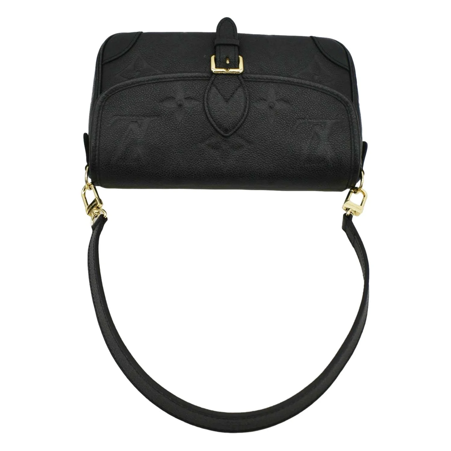 LOUIS VUITTON  Diane Empreinte Leather Crossbody Bag Black - Image 6