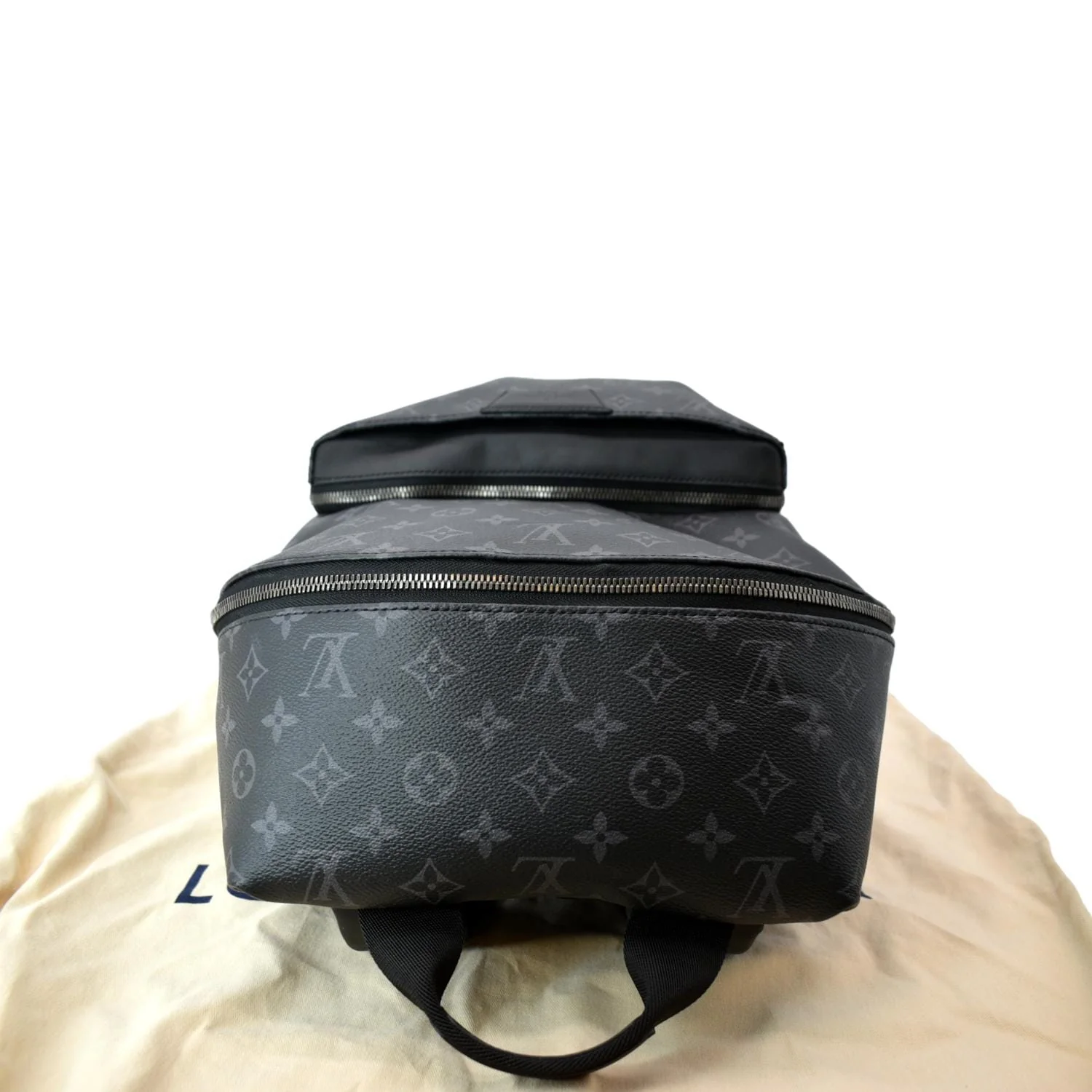 LOUIS VUITTON Discovery PM Monogram Eclipse Backpack Bag Black - Image 4