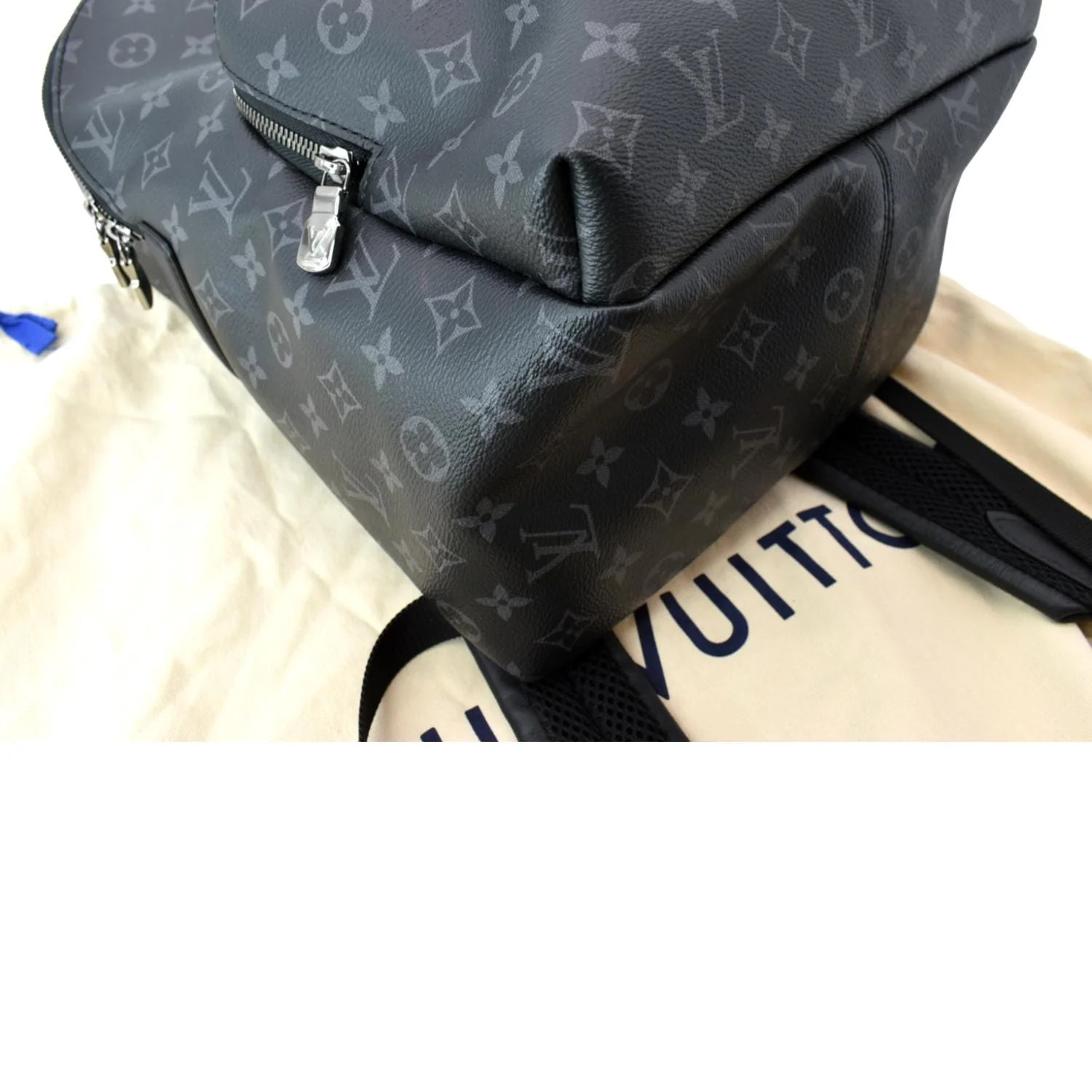 LOUIS VUITTON Discovery PM Monogram Eclipse Backpack Bag Black - Image 9