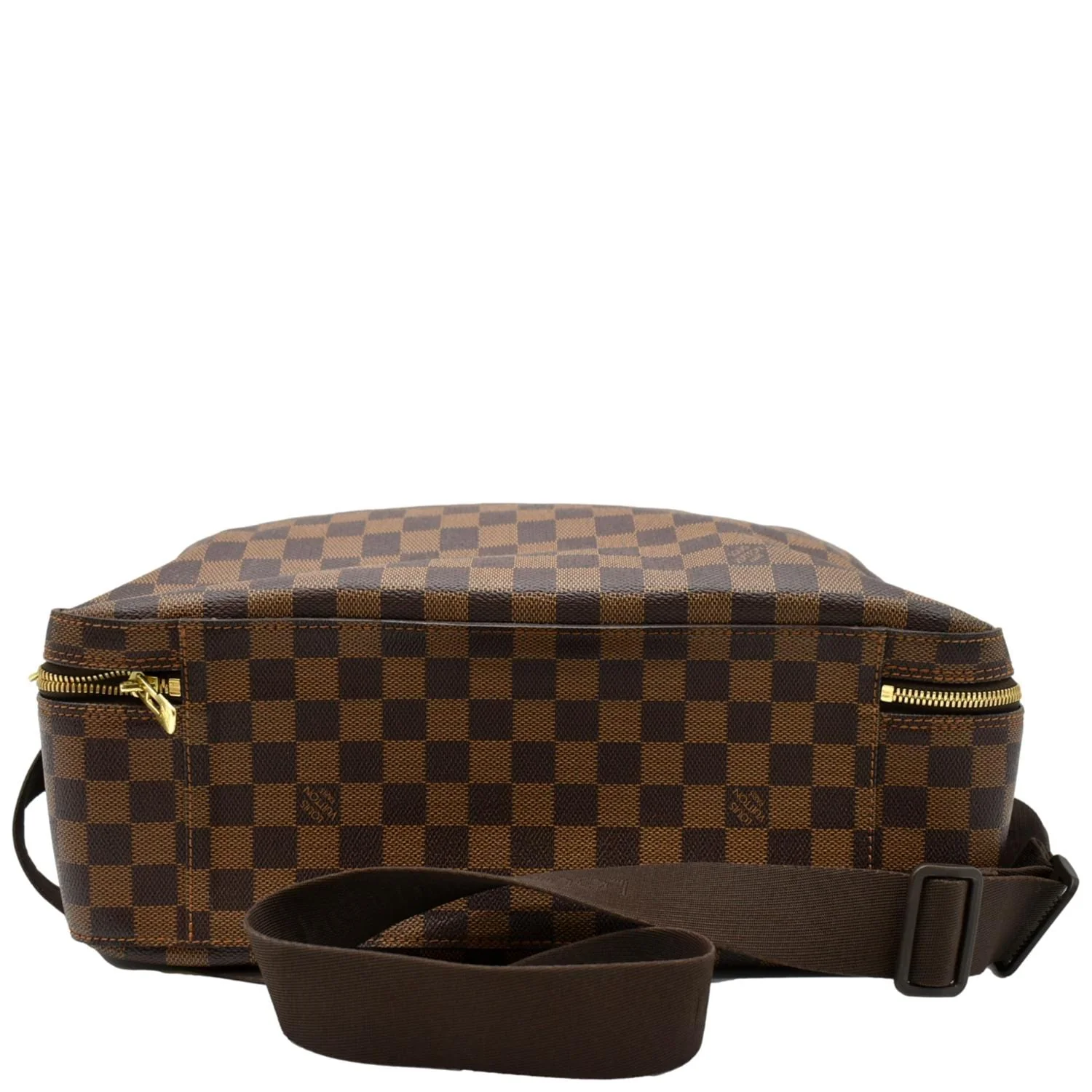 LOUIS VUITTON Dorsoduro Damier Ebene Messenger Crossbody Bag Brown - Image 9