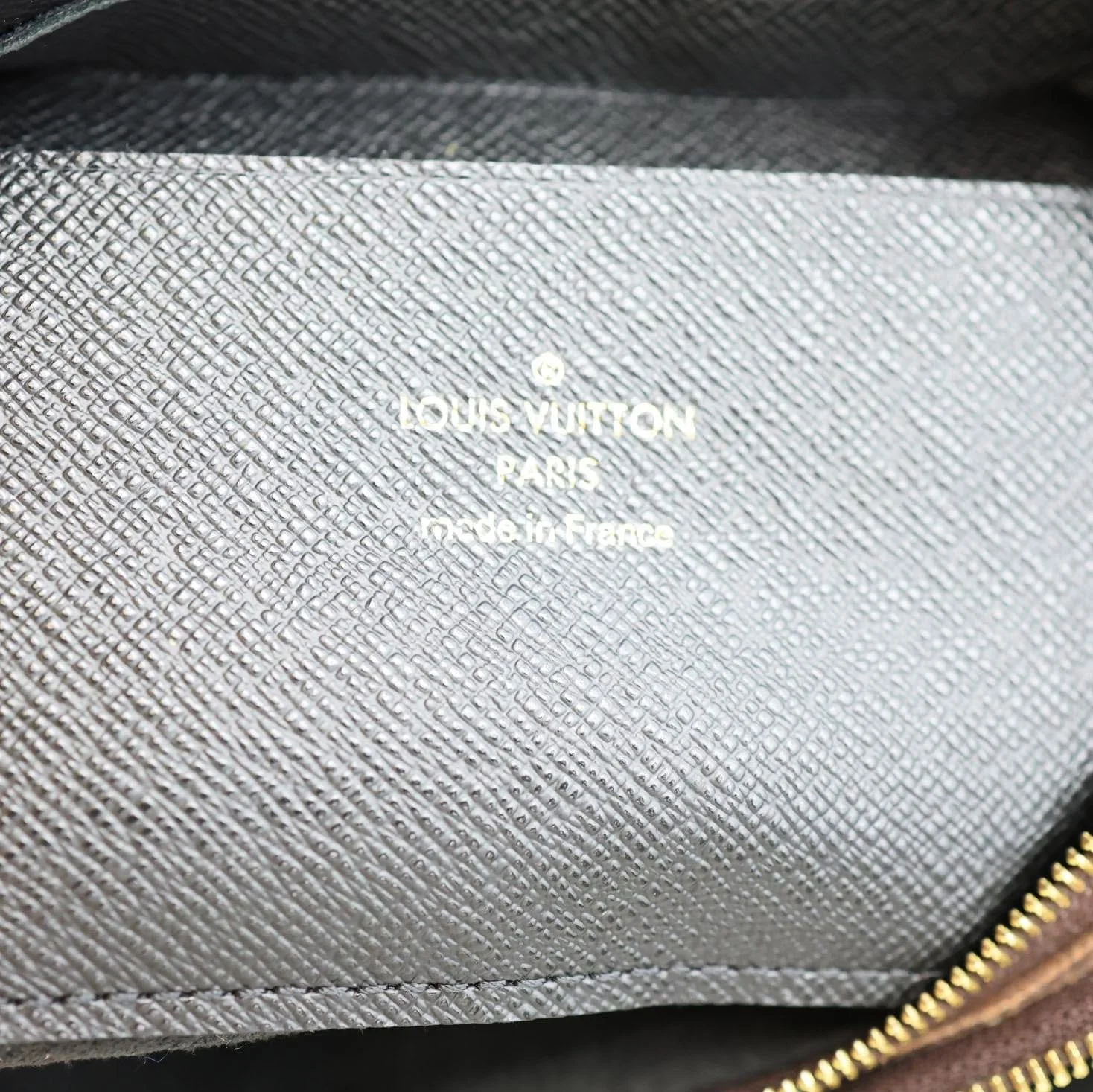 LOUIS VUITTON Double Zip Pochette Monogram Reverse Canvas Crossbody Bag Brown - Image 13