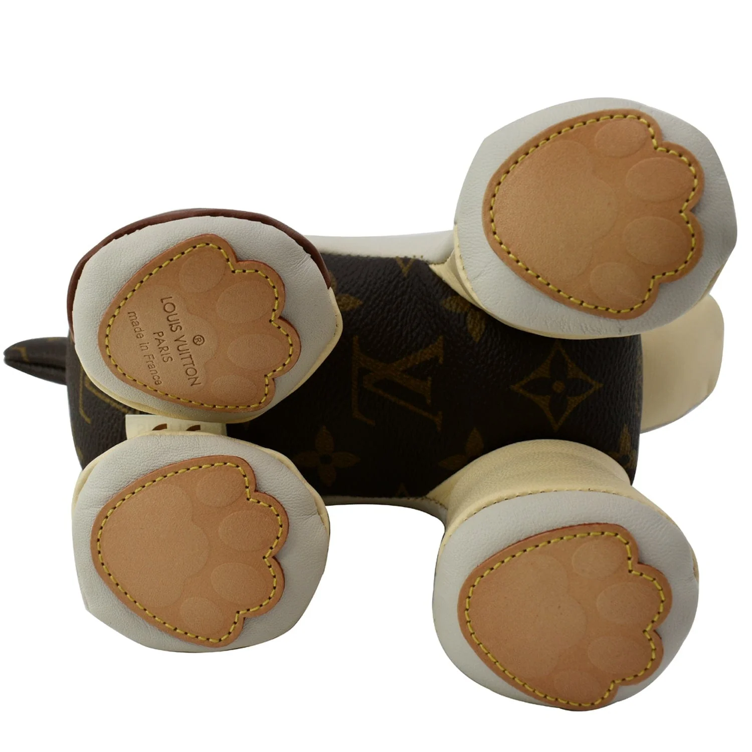 LOUIS VUITTON Doudou Oscar Dog Monogram Toy Beige - Image 4