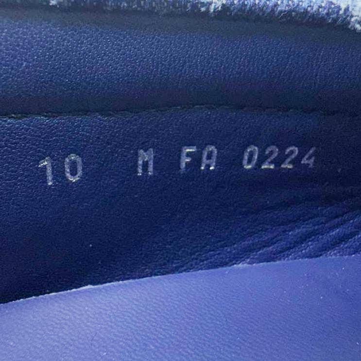 LOUIS VUITTON Driver Moccasin Monogram Denim Loafers Blue - Image 14