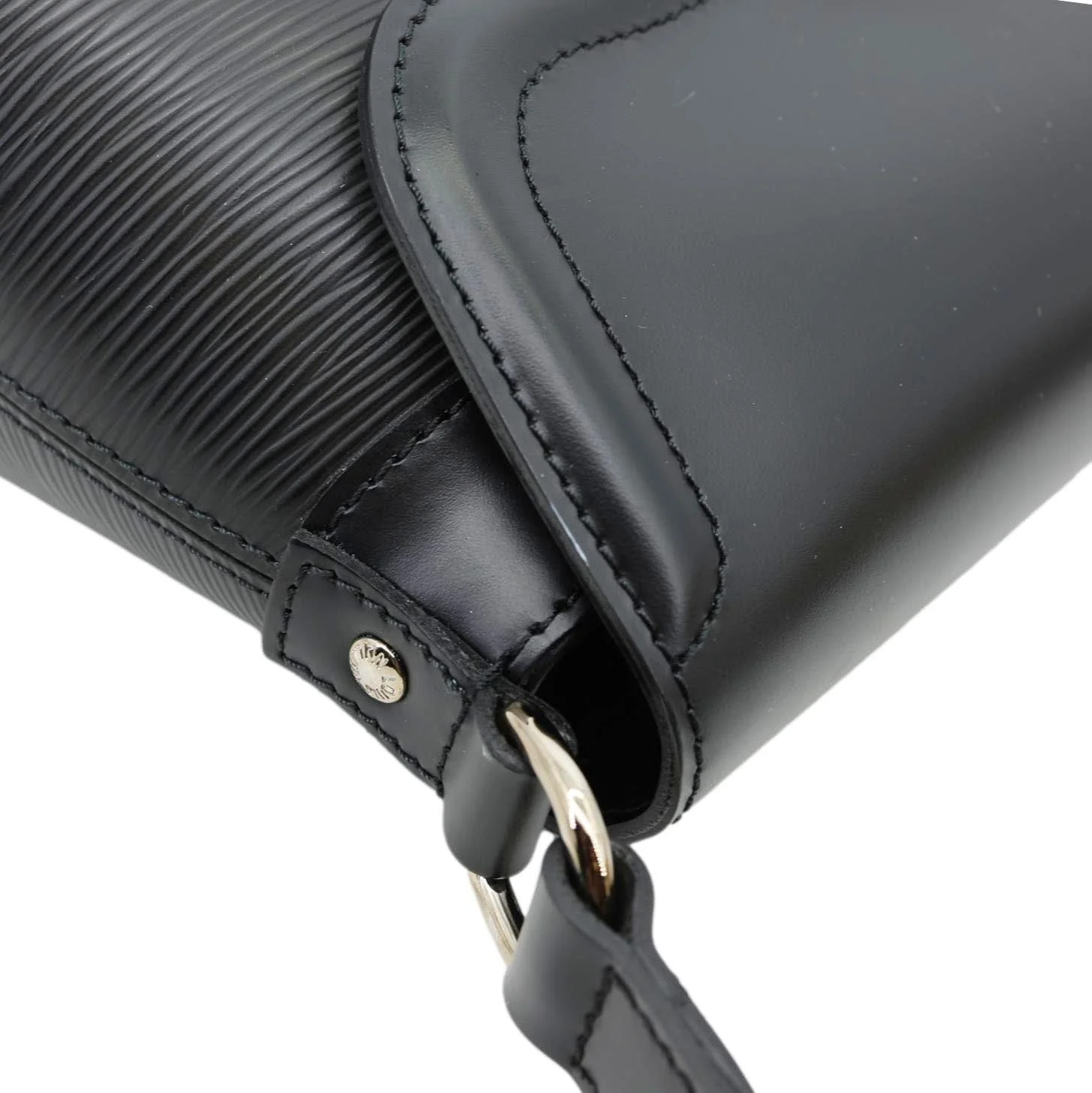 LOUIS VUITTON Bagatelle PM Epi Leather Shoulder Bag Black - Image 6