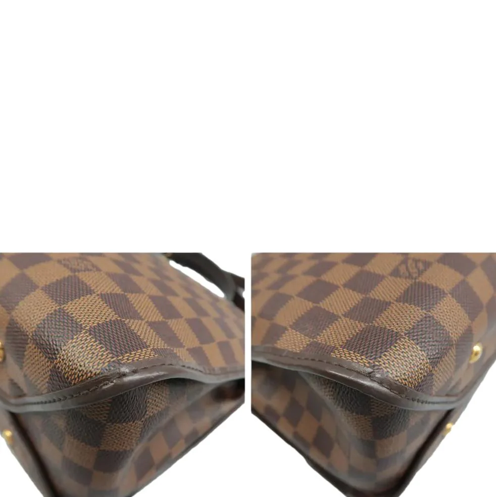 LOUIS VUITTON Duomo Damier Ebene Crossbody Bag Brown - Image 10