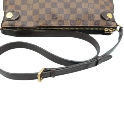 LOUIS VUITTON Duomo Damier Ebene Crossbody Bag Brown - Image 11