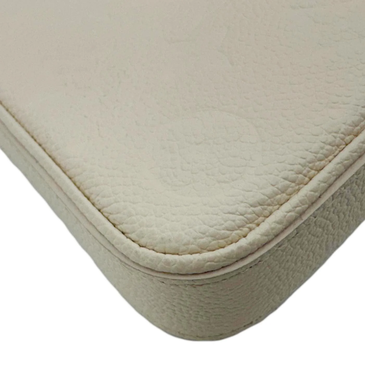 LOUIS VUITTON Easy Pouch On Strap Empreinte Leather Shoulder Bag Pouch Cream - Image 8