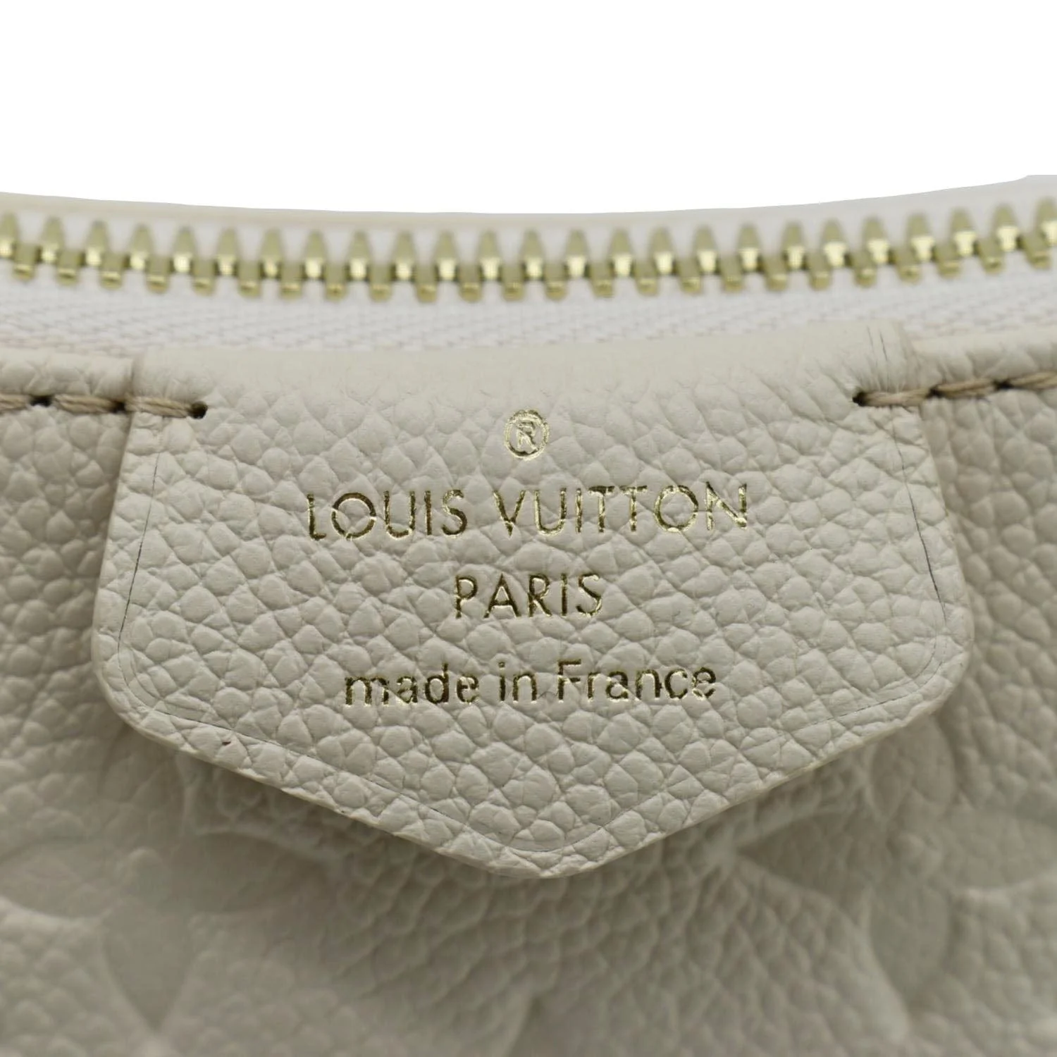 Louis Vuitton Easy Pouch On Strap Empreinte Leather Shoulder Bag Pouch Cream - Image 12