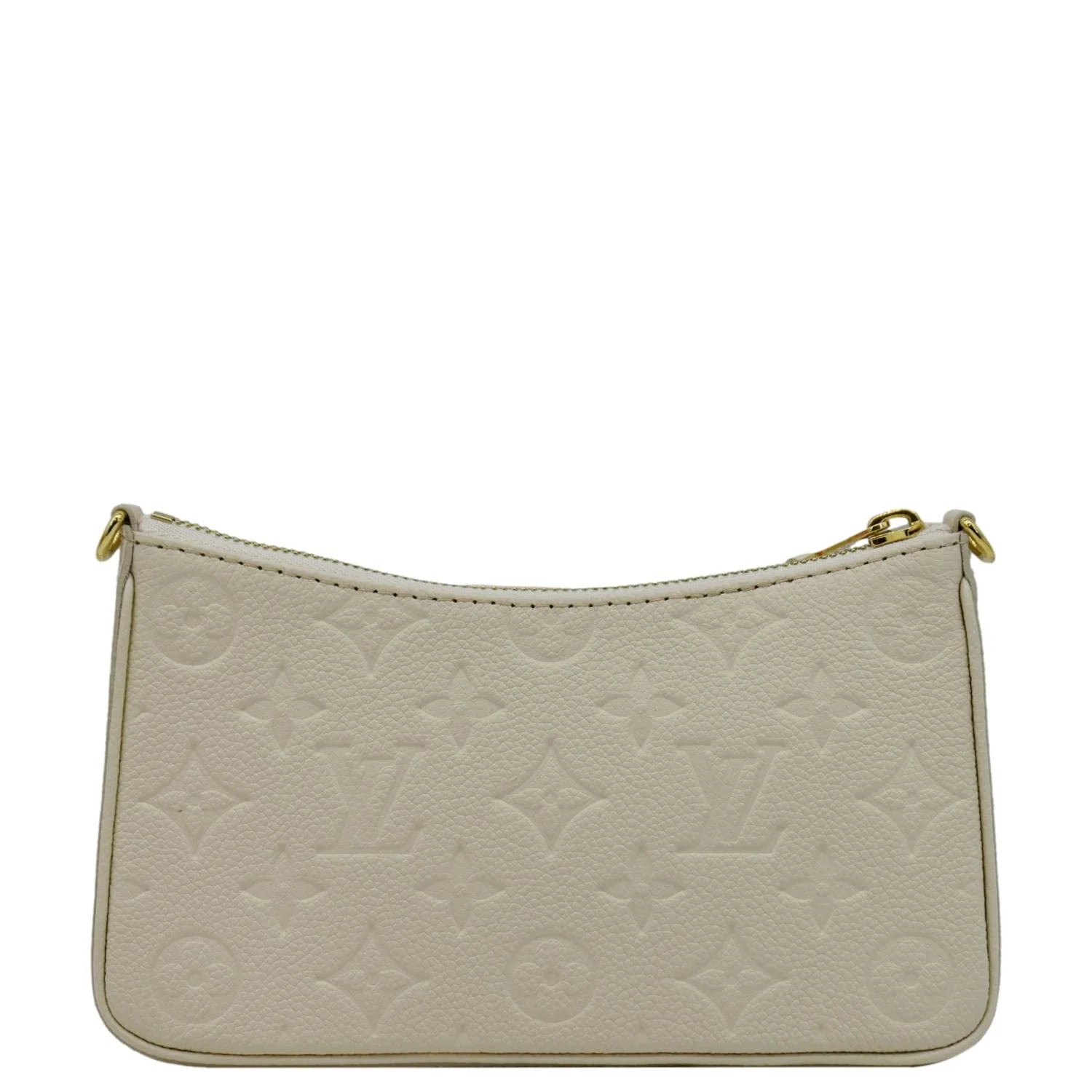 Louis Vuitton Easy Pouch On Strap Empreinte Leather Shoulder Bag Pouch Cream - Image 4