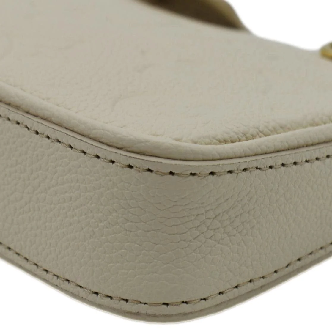 Louis Vuitton Easy Pouch On Strap Empreinte Leather Shoulder Bag Pouch Cream - Image 9