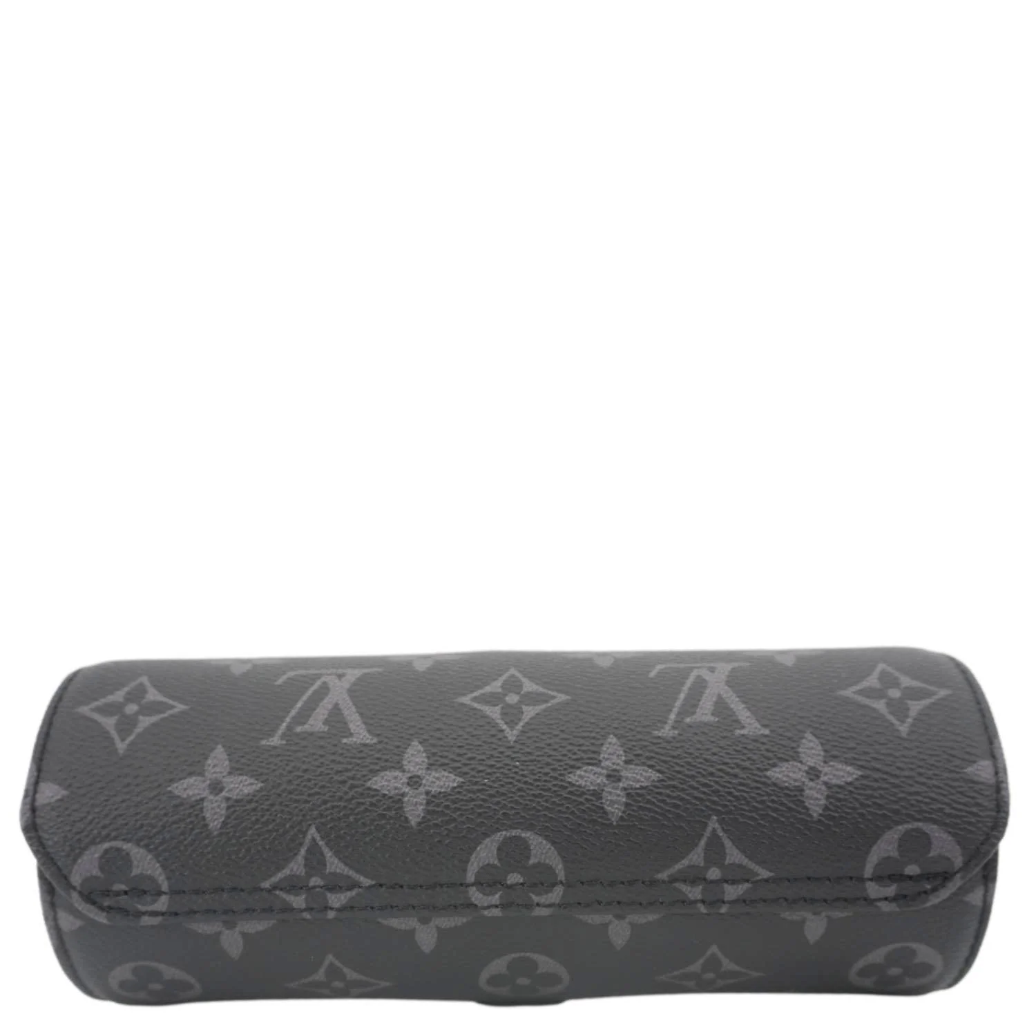 LOUIS VUITTON 3 Watch Case Monogram Eclipse Pouch Black - Image 6