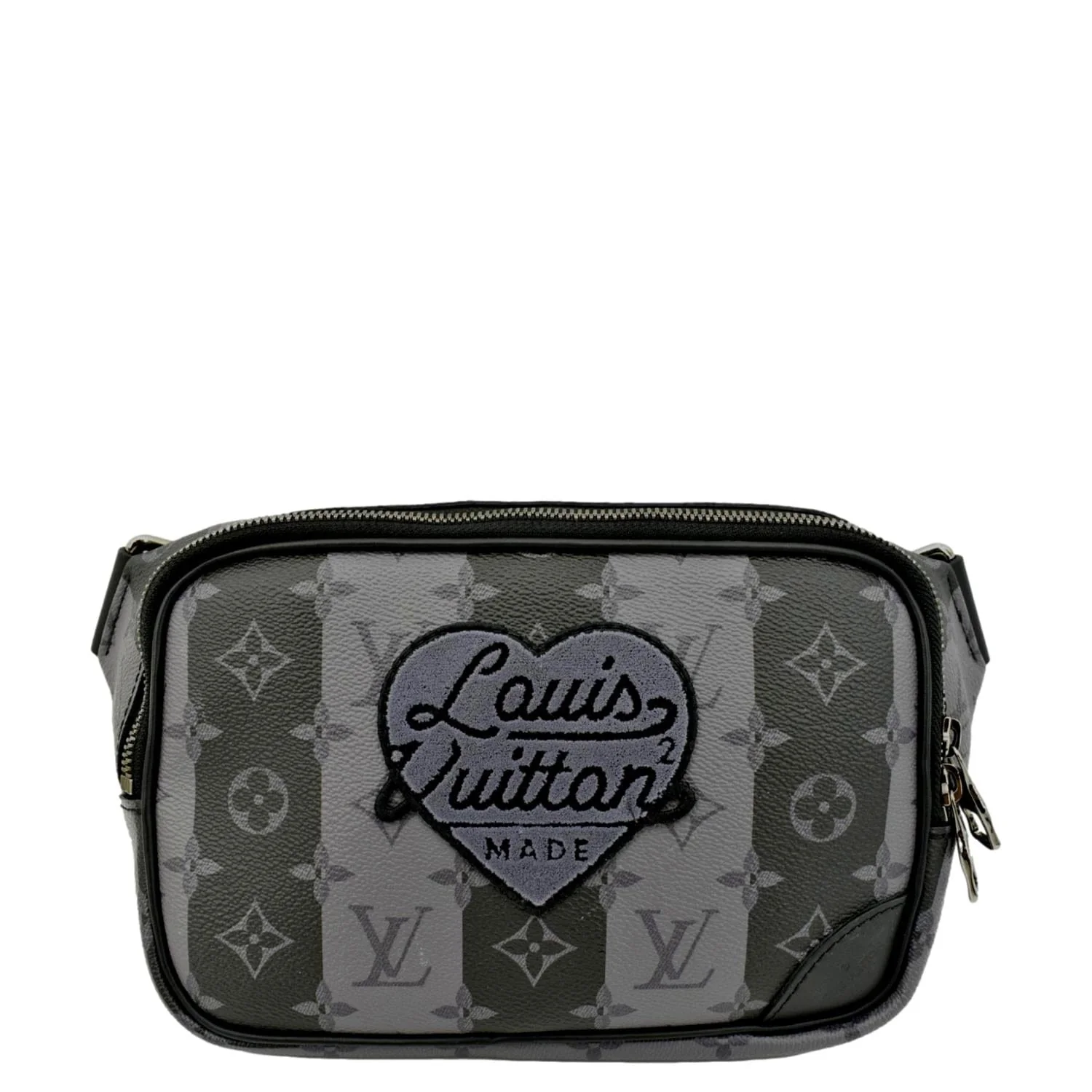 LOUIS VUITTON Modular Sling Monogram Eclipse Shoulder Bag Black