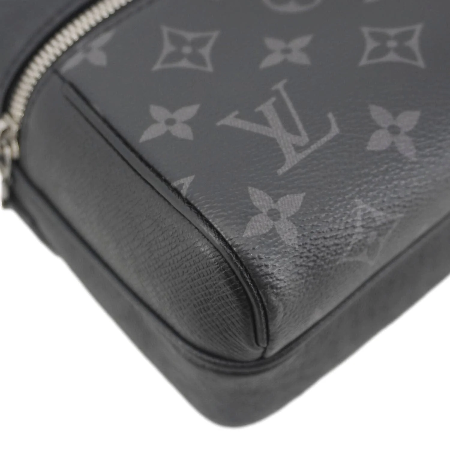 LOUIS VUITTON Outdoor Monogram Eclipse Messenger Bag Black - Image 9