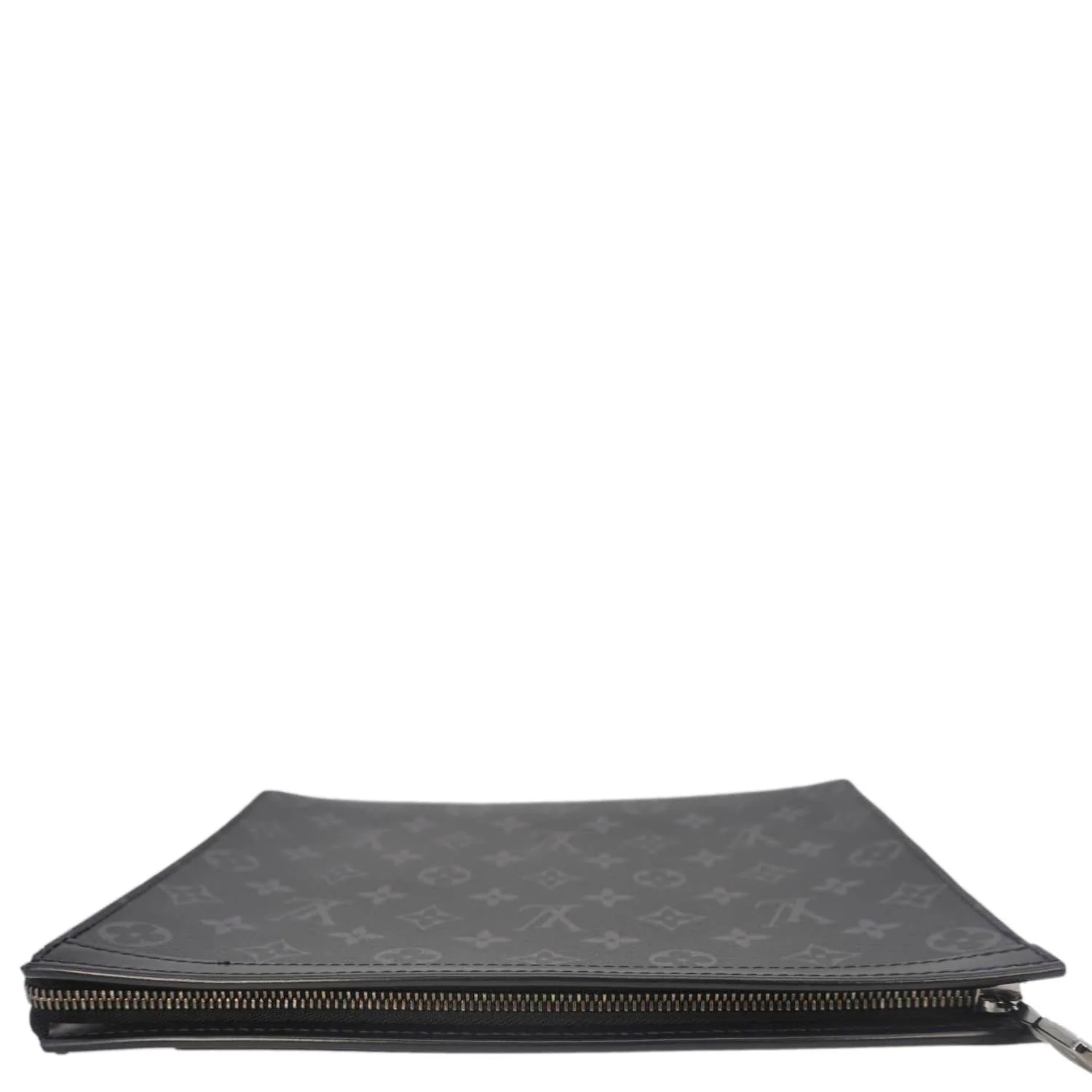 LOUIS VUITTON Voyage MM Monogram Eclipse Pouch Bag Black - Image 6