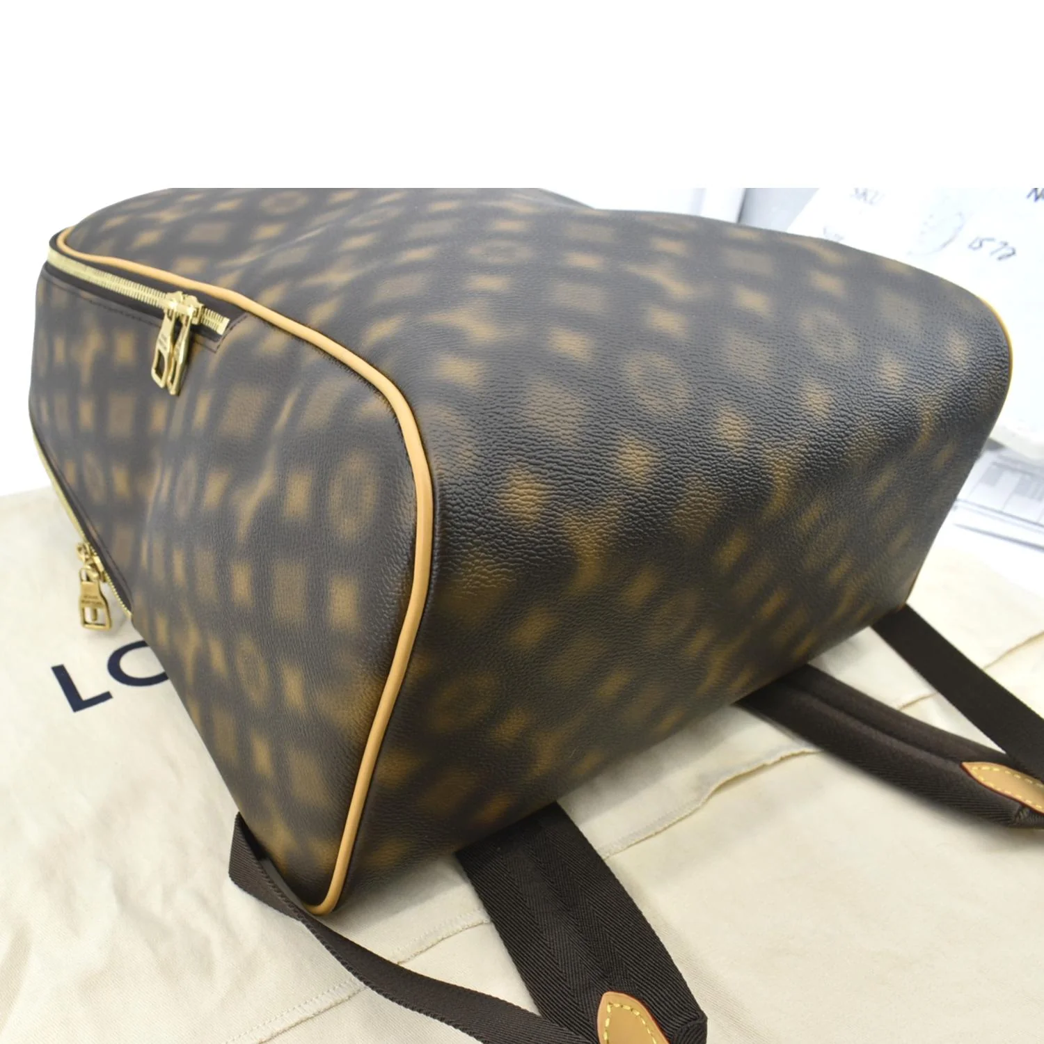 Louis Vuitton Ellipse Coated Canvas Backpack Bag Brown - Image 8