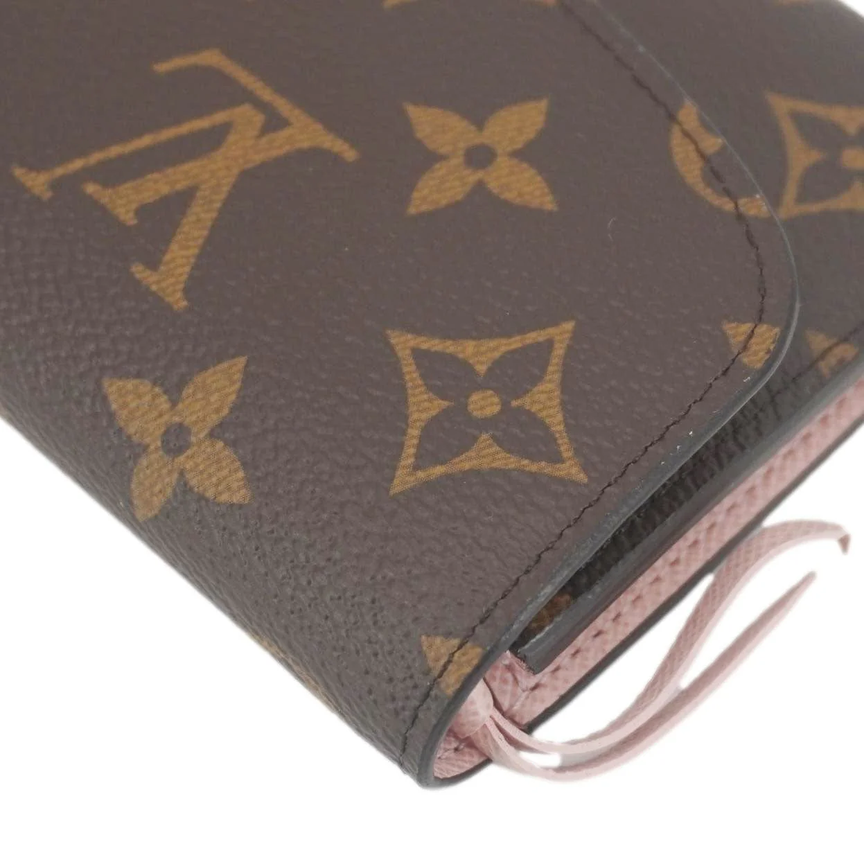 LOUIS VUITTON Emilie Monogram Canvas Wallet Rose Ballerine - Image 5