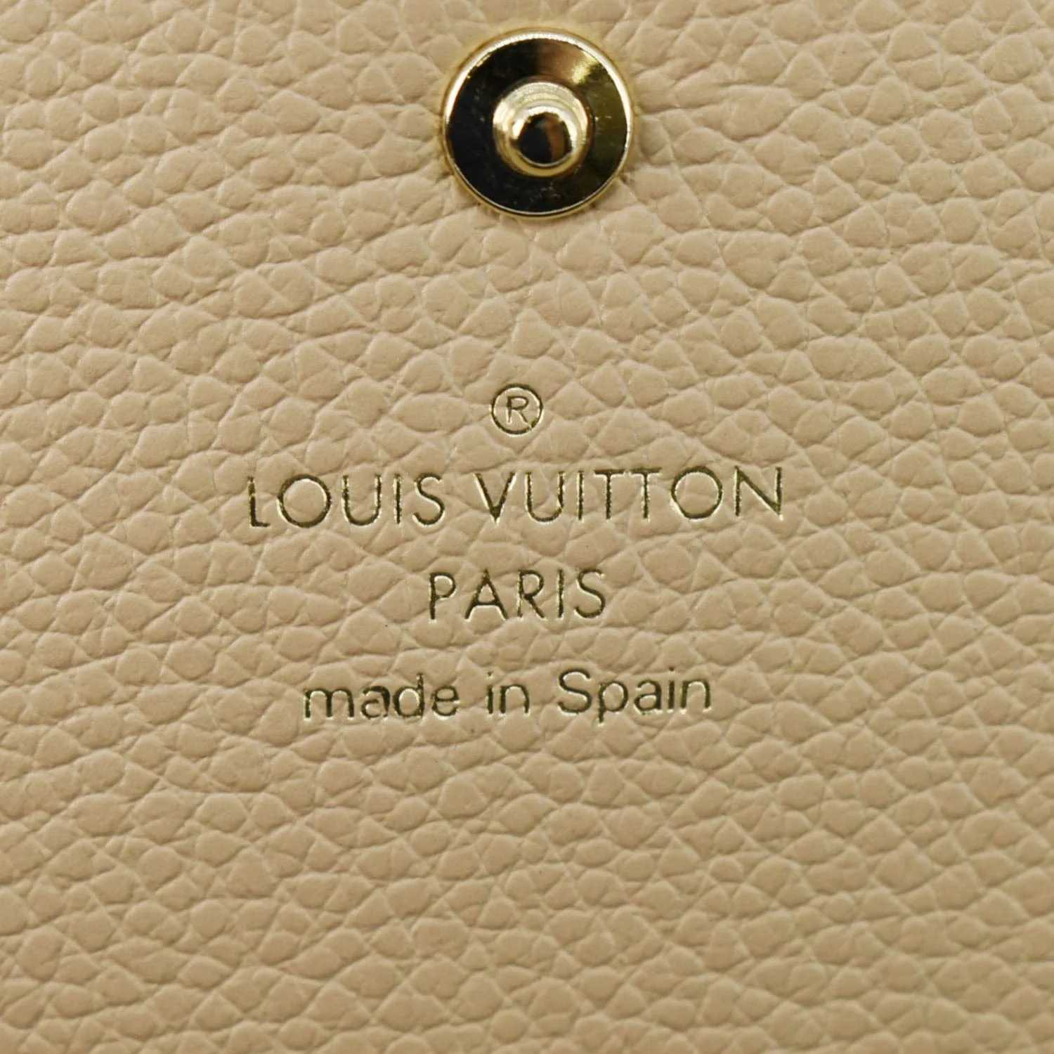 LOUIS VUITTON Emilie Monogram Empreinte Leather Wallet Black - Image 14