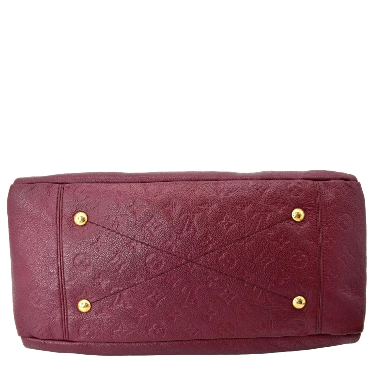 LOUIS VUITTON Artsy MM Empreinte Leather Hobo Bag Red - Image 7