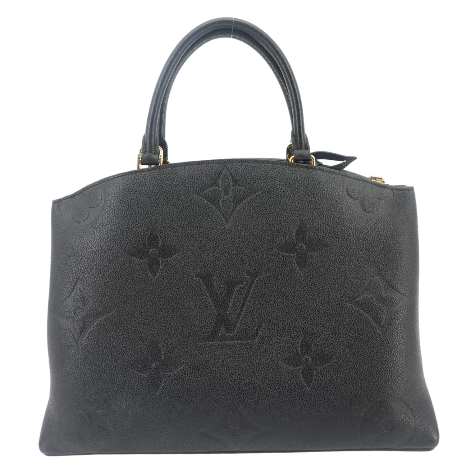 LOUIS VUITTON Grand Palais MM Monogram Empreinte Leather Shoulder Bag Black - Image 4