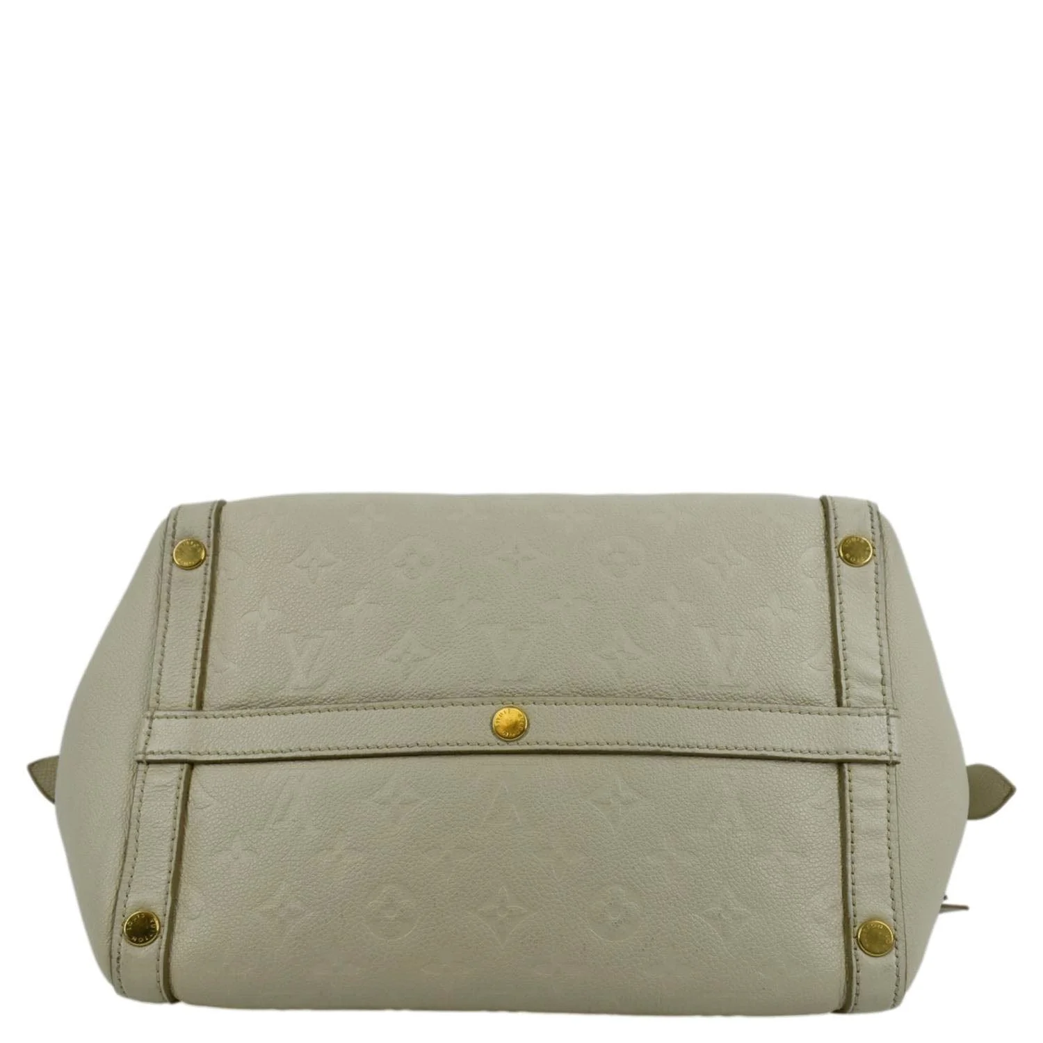 LOUIS VUITTON Marais MM Empreinte Leather Hobo Bag Ivory - Image 9