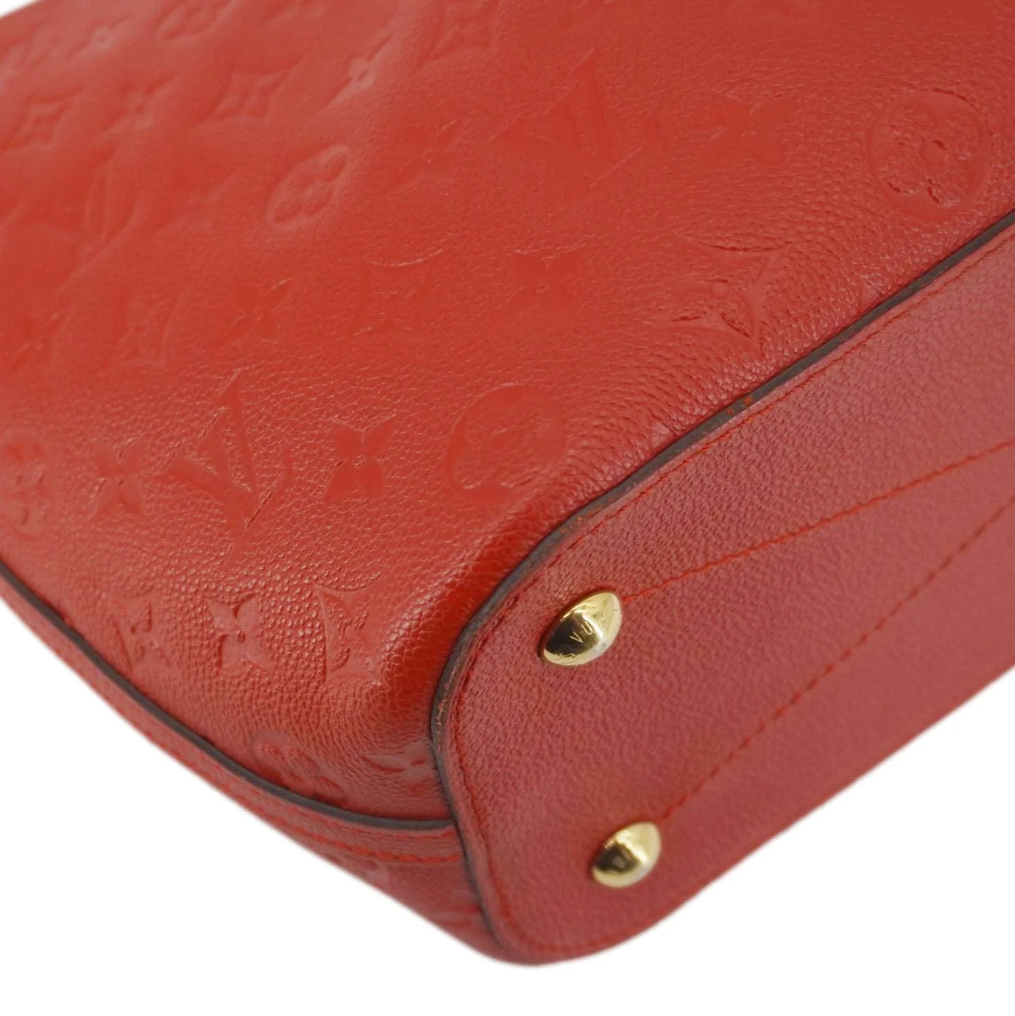 LOUIS VUITTON Mazarine PM Monogram Empreinte Shoulder Bag Red - Image 8