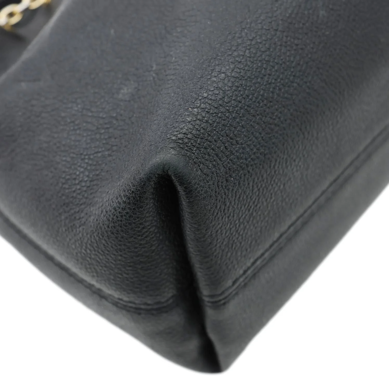 LOUIS VUITTON LV Bundle Monogram Empreinte Leather Shoulder Bag Black - Image 9