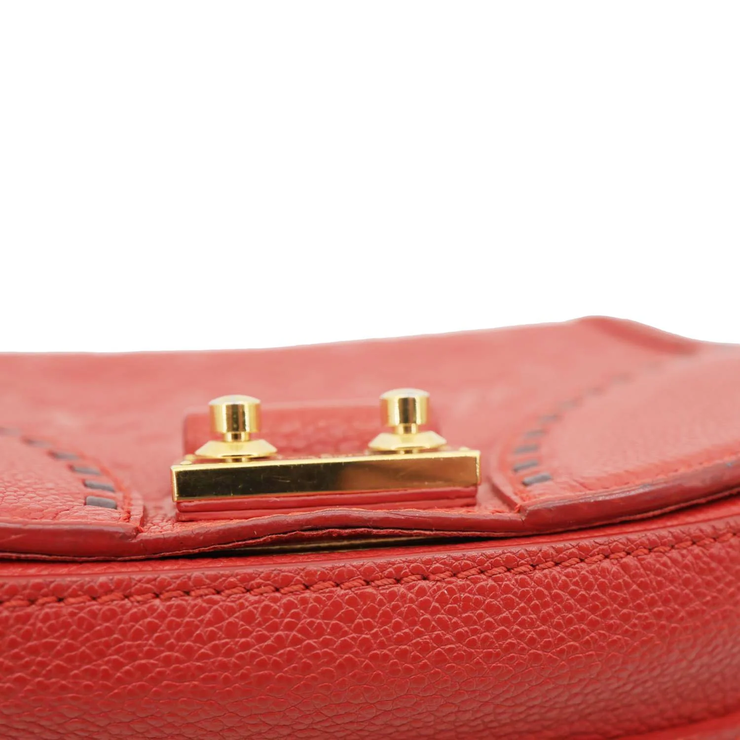 LOUIS VUITTON Junot Monogram Empreinte Leather Shoulder Bag Cherry - Image 12
