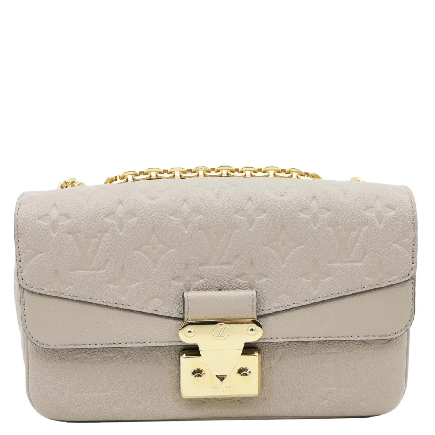 LOUIS VUITTON Marceau Monogram Empreinte Leather Shoulder Bag Beige - Image 3