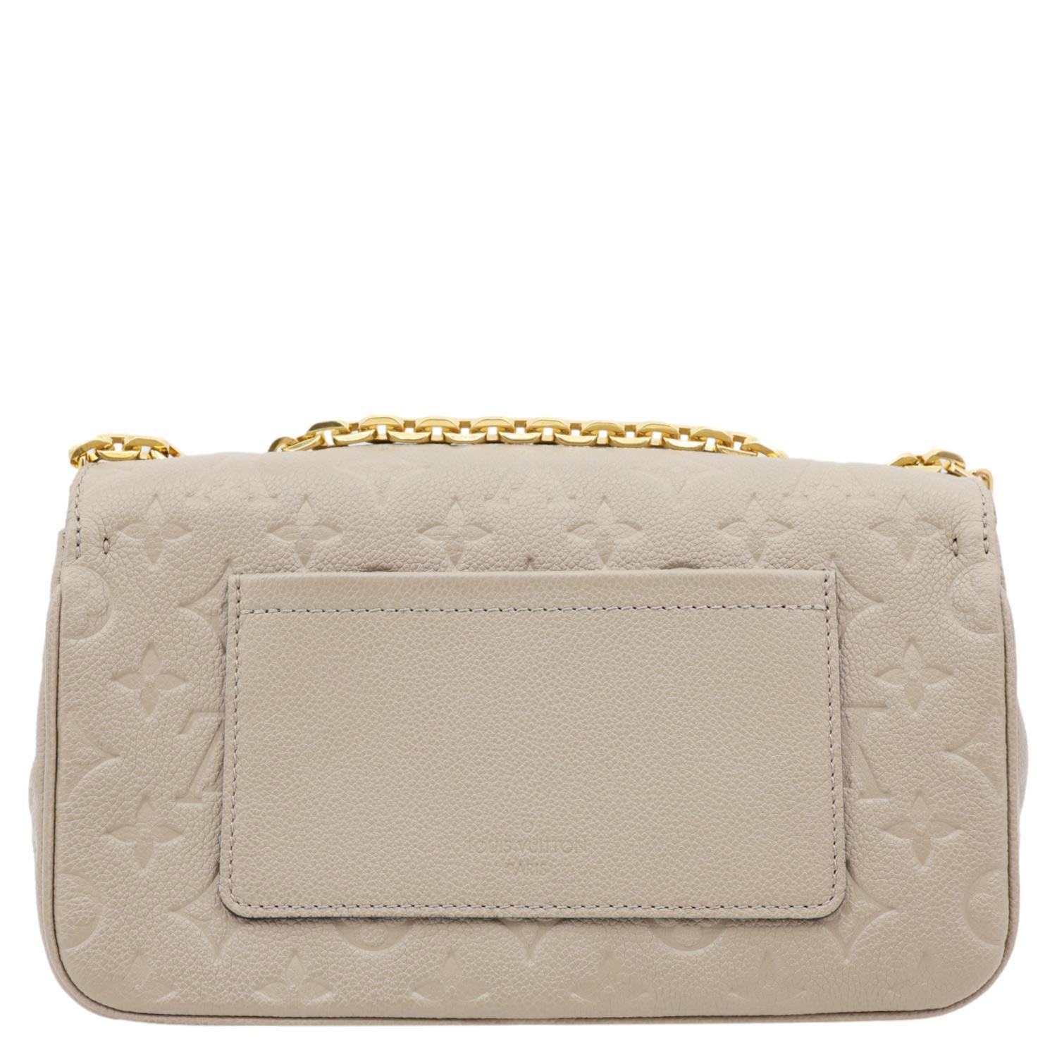 LOUIS VUITTON Marceau Monogram Empreinte Leather Shoulder Bag Beige - Image 4