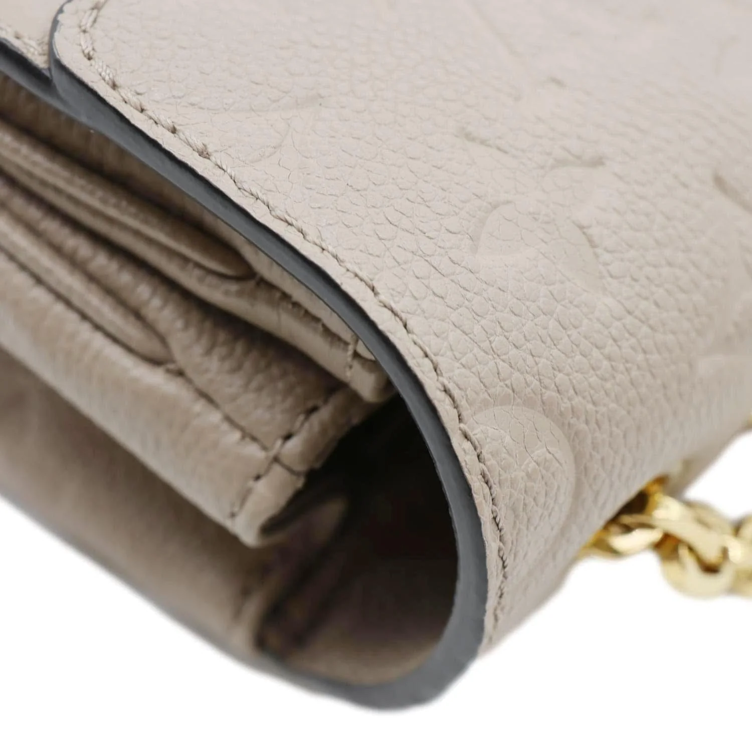 LOUIS VUITTON Marceau Monogram Empreinte Leather Shoulder Bag Beige - Image 6