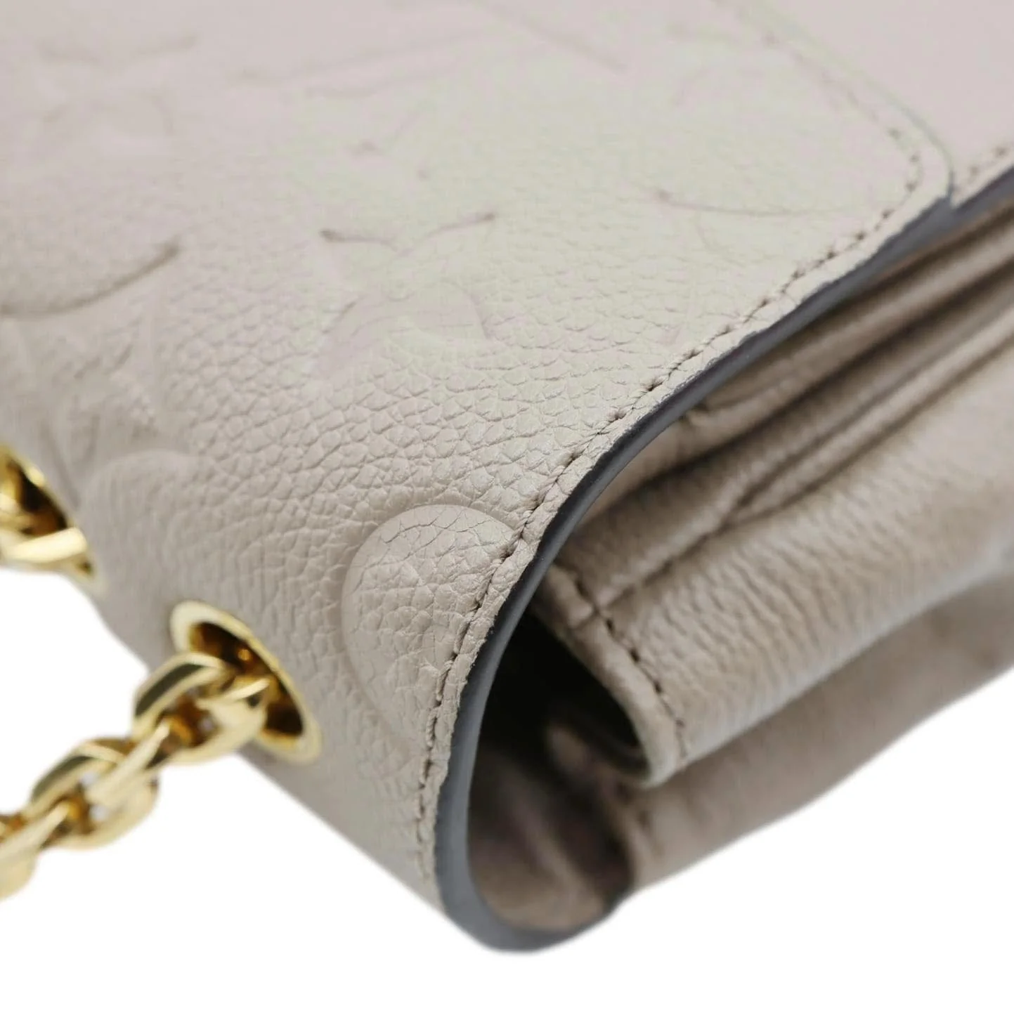 LOUIS VUITTON Marceau Monogram Empreinte Leather Shoulder Bag Beige - Image 7