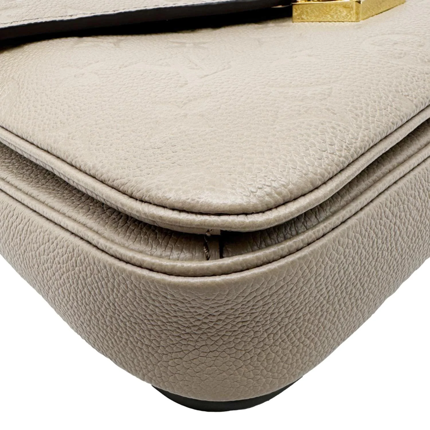 LOUIS VUITTON Metis Pochette Empreinte Leather Crossbody Bag Beige - Image 9