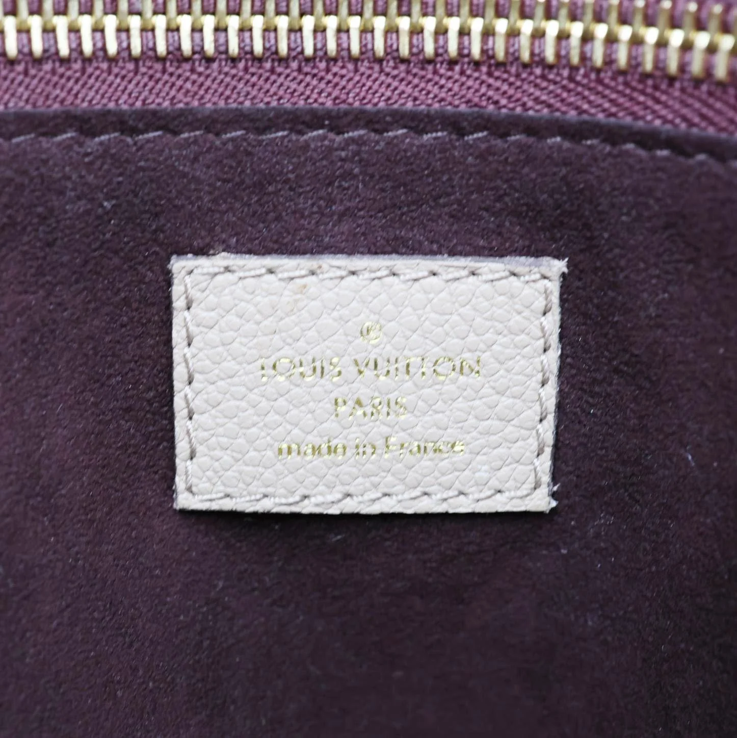 LOUIS VUITTON Neverfull MM Empreinte Leather Tote Shoulder Bag Tourterelle - Image 13
