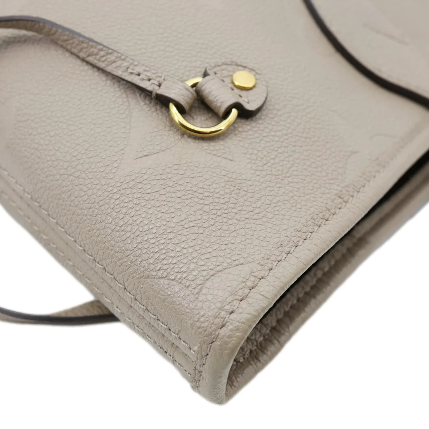 LOUIS VUITTON Neverfull MM Empreinte Leather Tote Shoulder Bag Tourterelle - Image 6