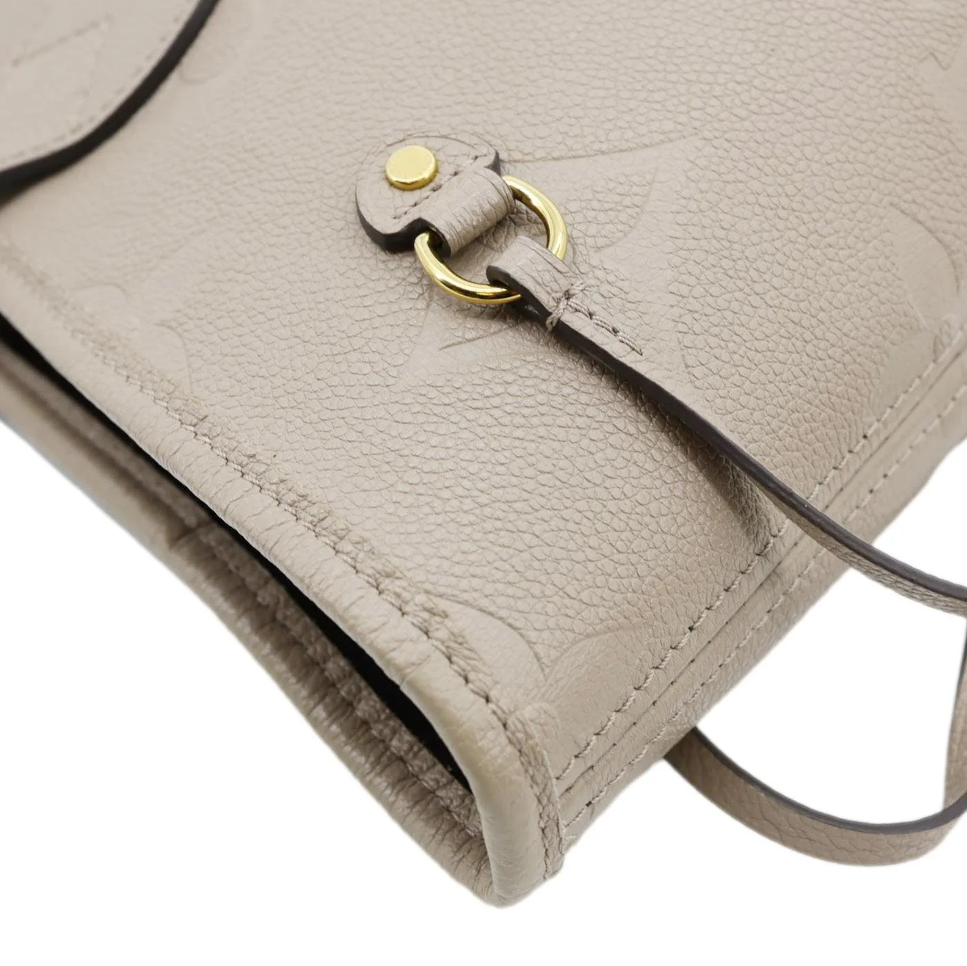 LOUIS VUITTON Neverfull MM Empreinte Leather Tote Shoulder Bag Tourterelle - Image 7