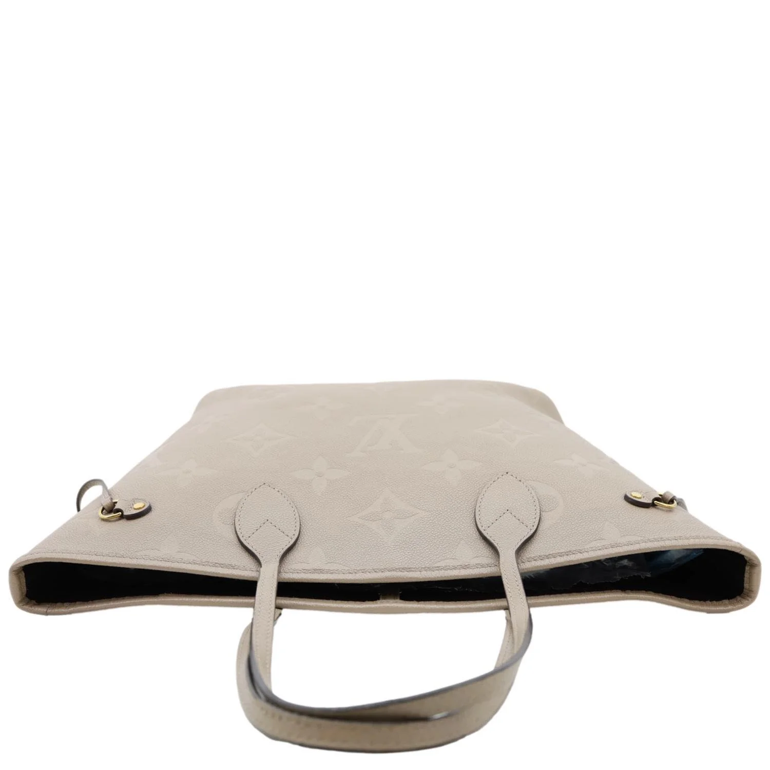 LOUIS VUITTON Neverfull MM Empreinte Leather Tote Shoulder Bag Tourterelle - Image 8