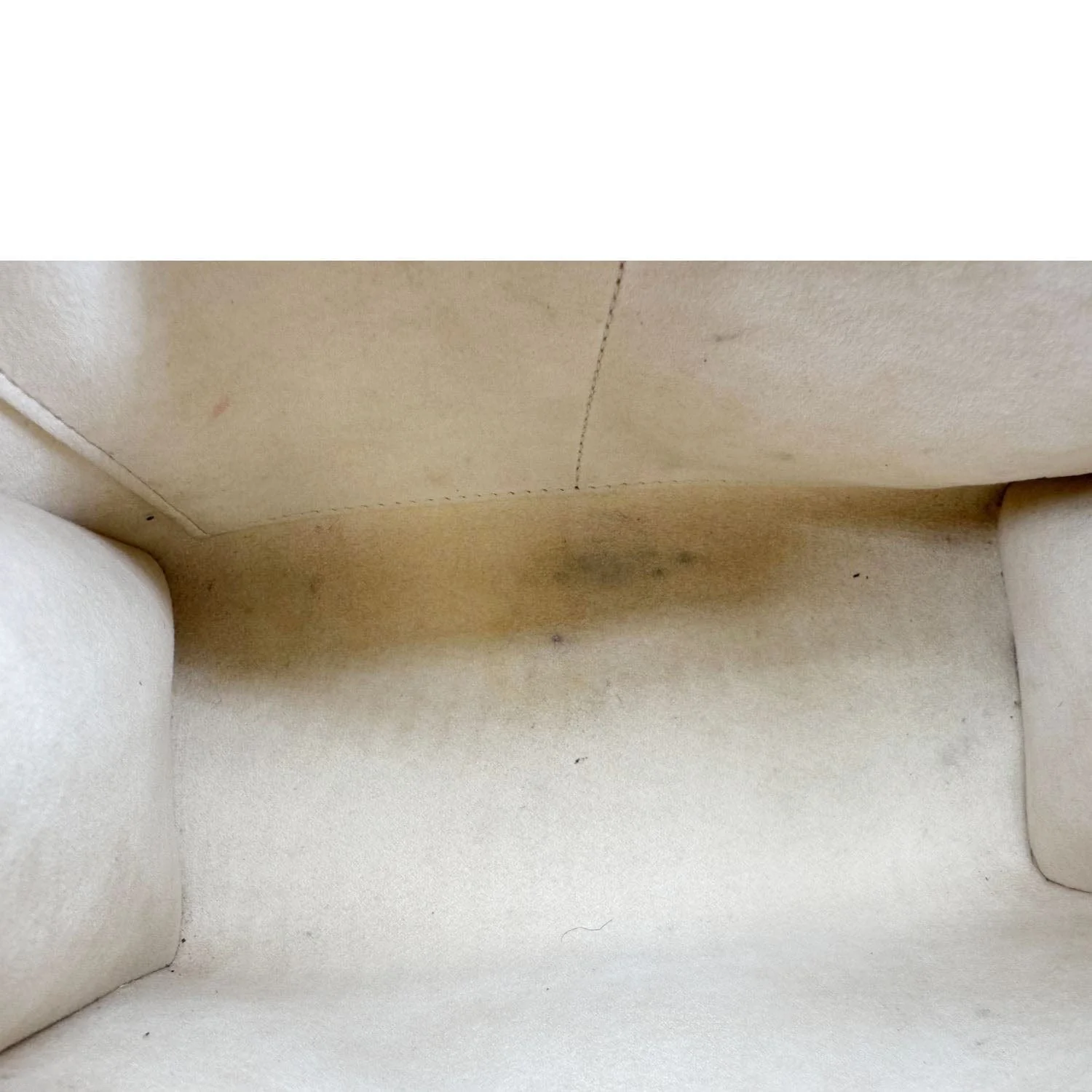 LOUIS VUITTON Onthego PM Giant Monogram Empreinte Leather Satchel Bag Cream - Image 19